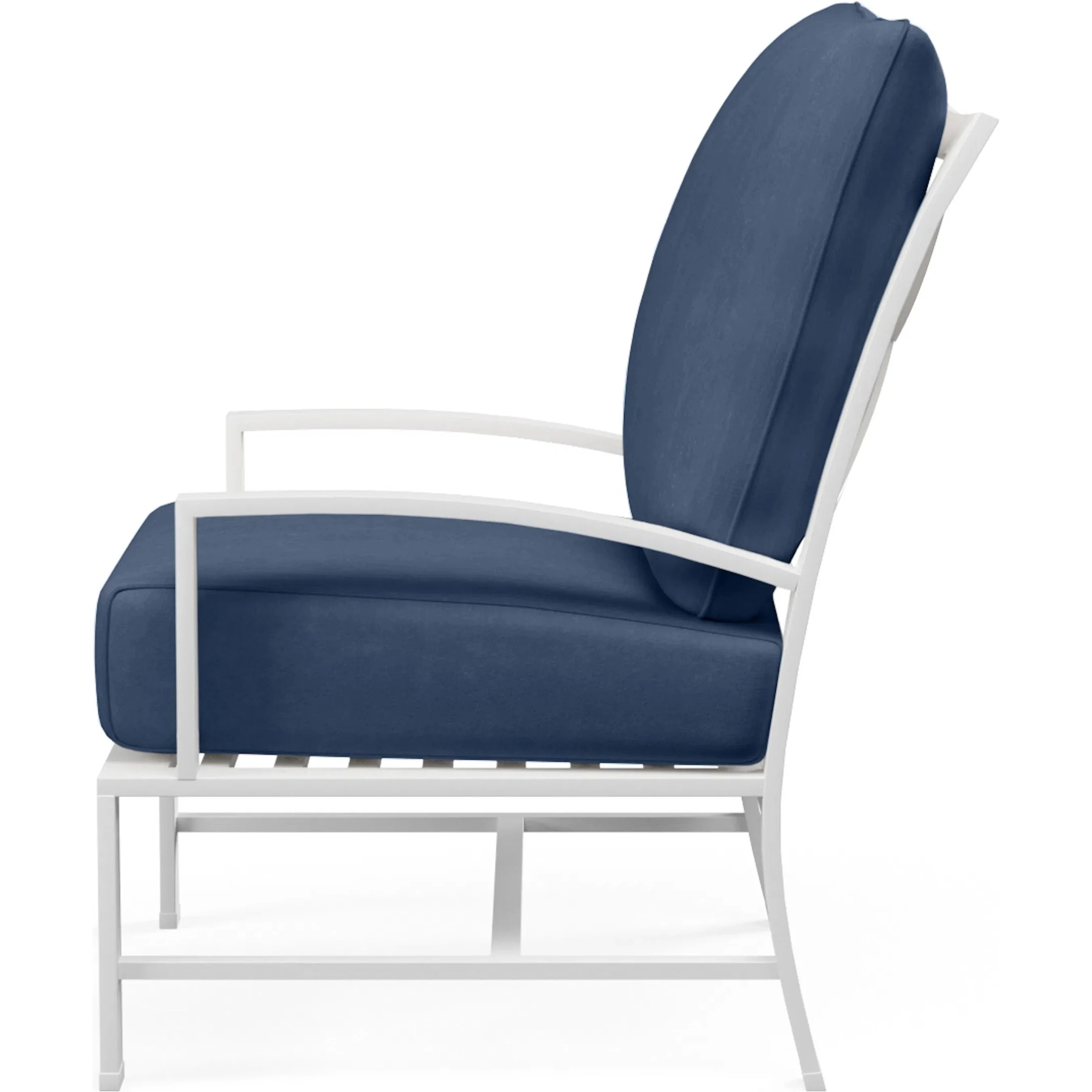 Bristol Outdoor Club Chair Canvas Flax in Canvas Flax w/ Self Welt - Image 5