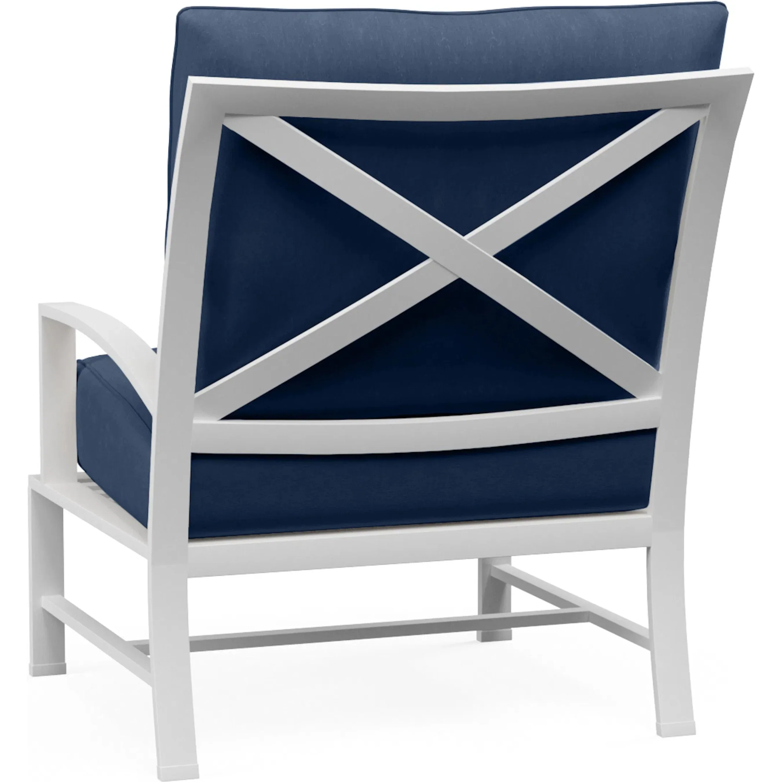 Bristol Outdoor Club Chair Canvas Flax in Canvas Flax w/ Self Welt - Image 6