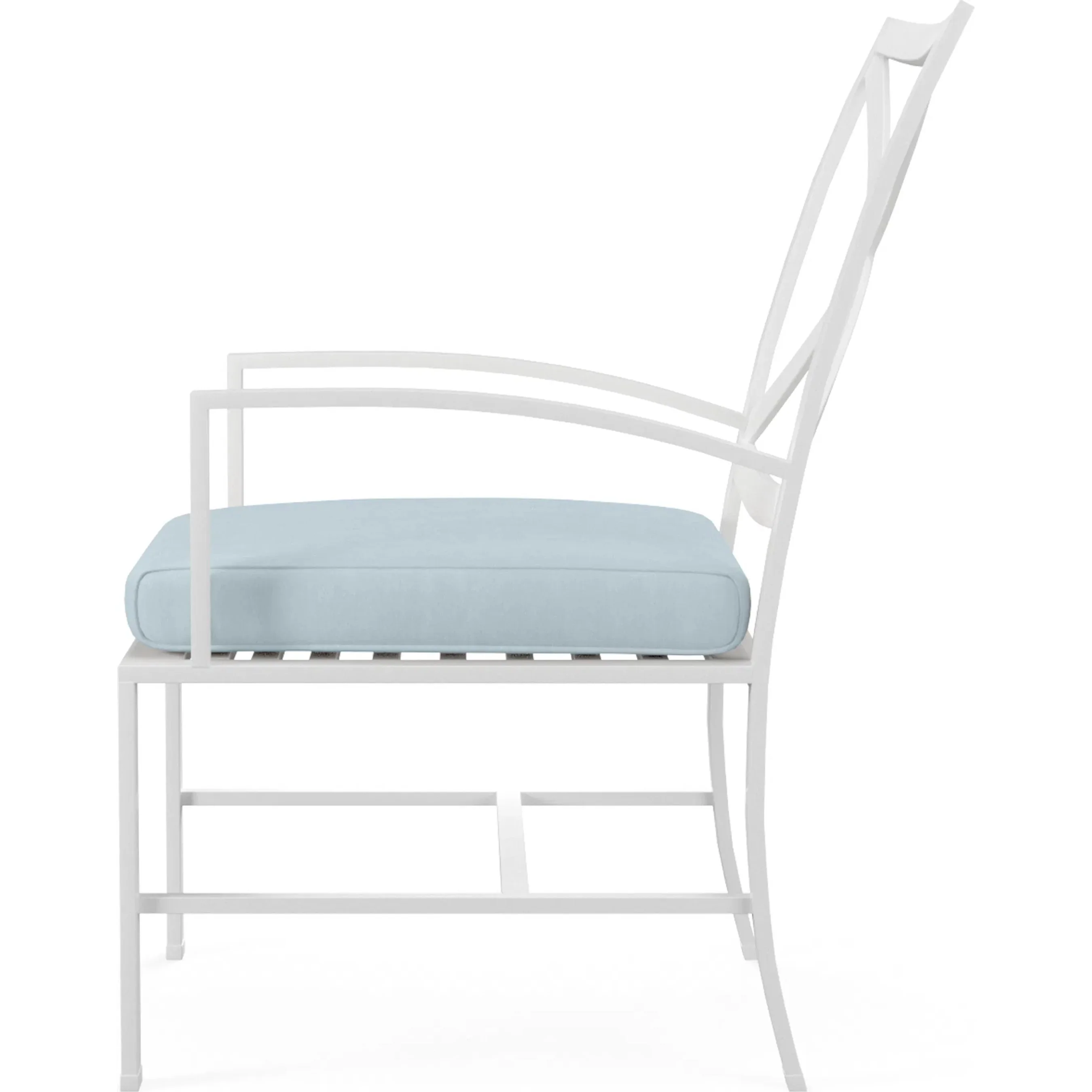 Bristol Outdoor Dining Chair in Canvas Flax w/ Self Welt - Image 9
