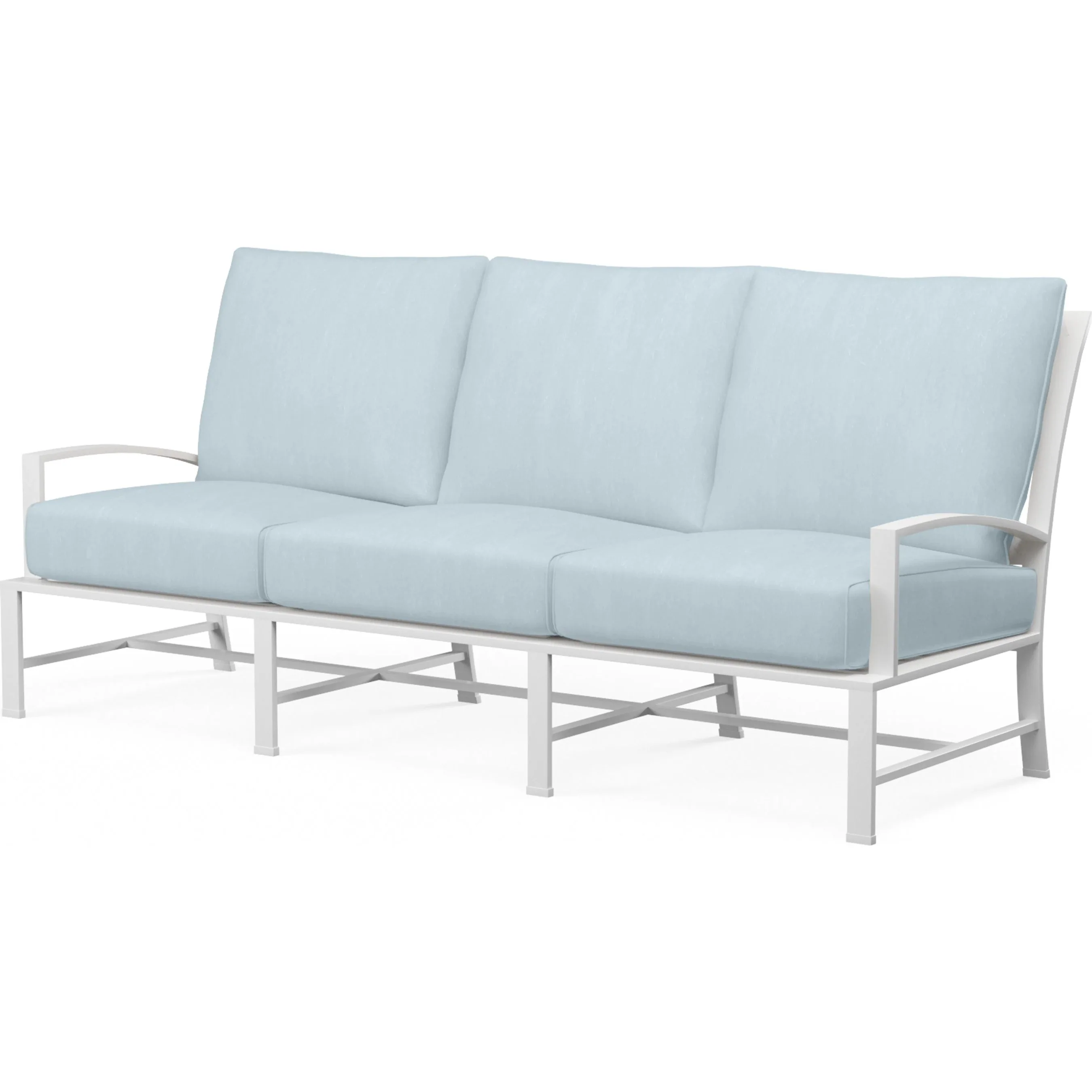 Bristol Outdoor Sofa in Canvas Flax w/ Self Welt