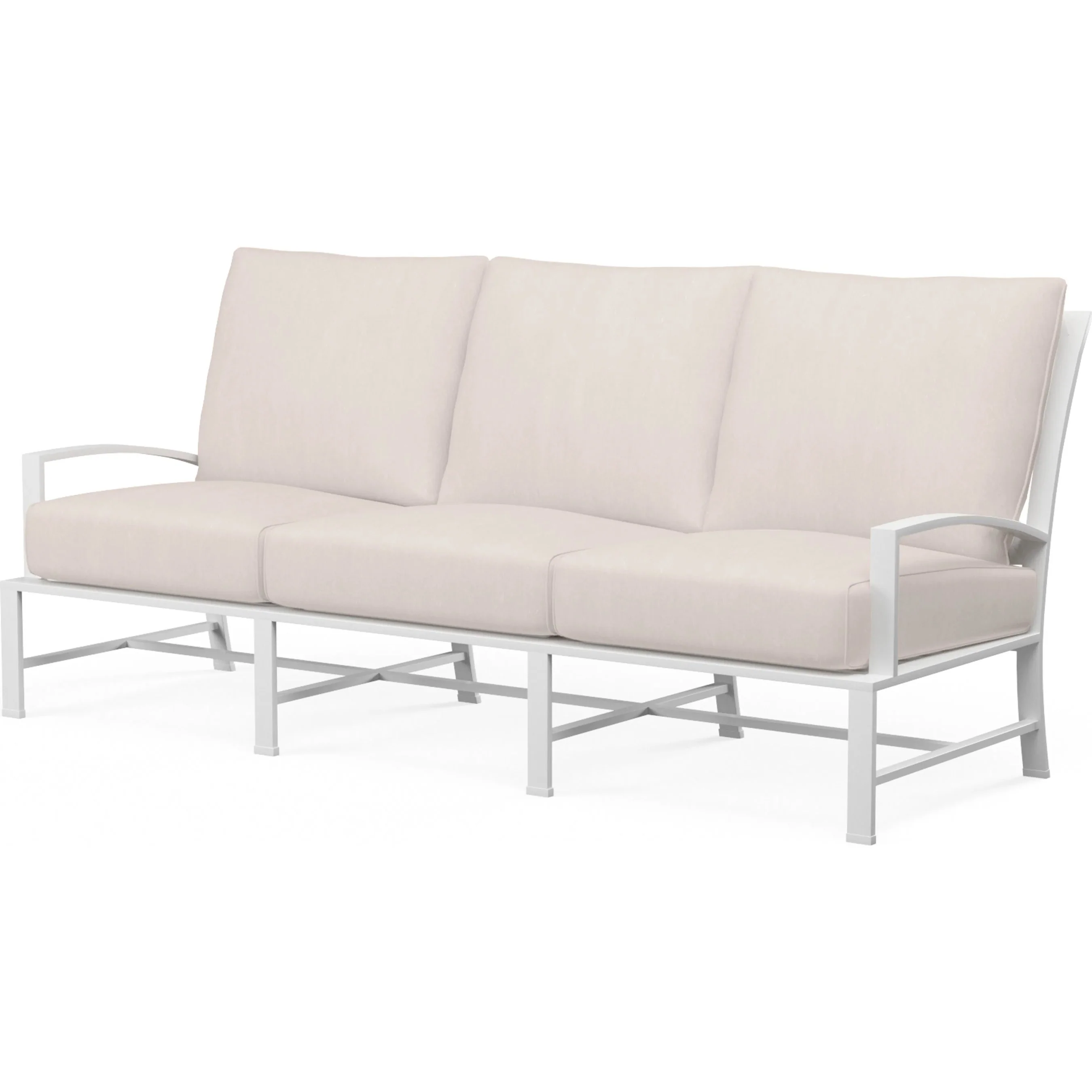 Bristol Outdoor Sofa in Canvas Flax w/ Self Welt - Image 5