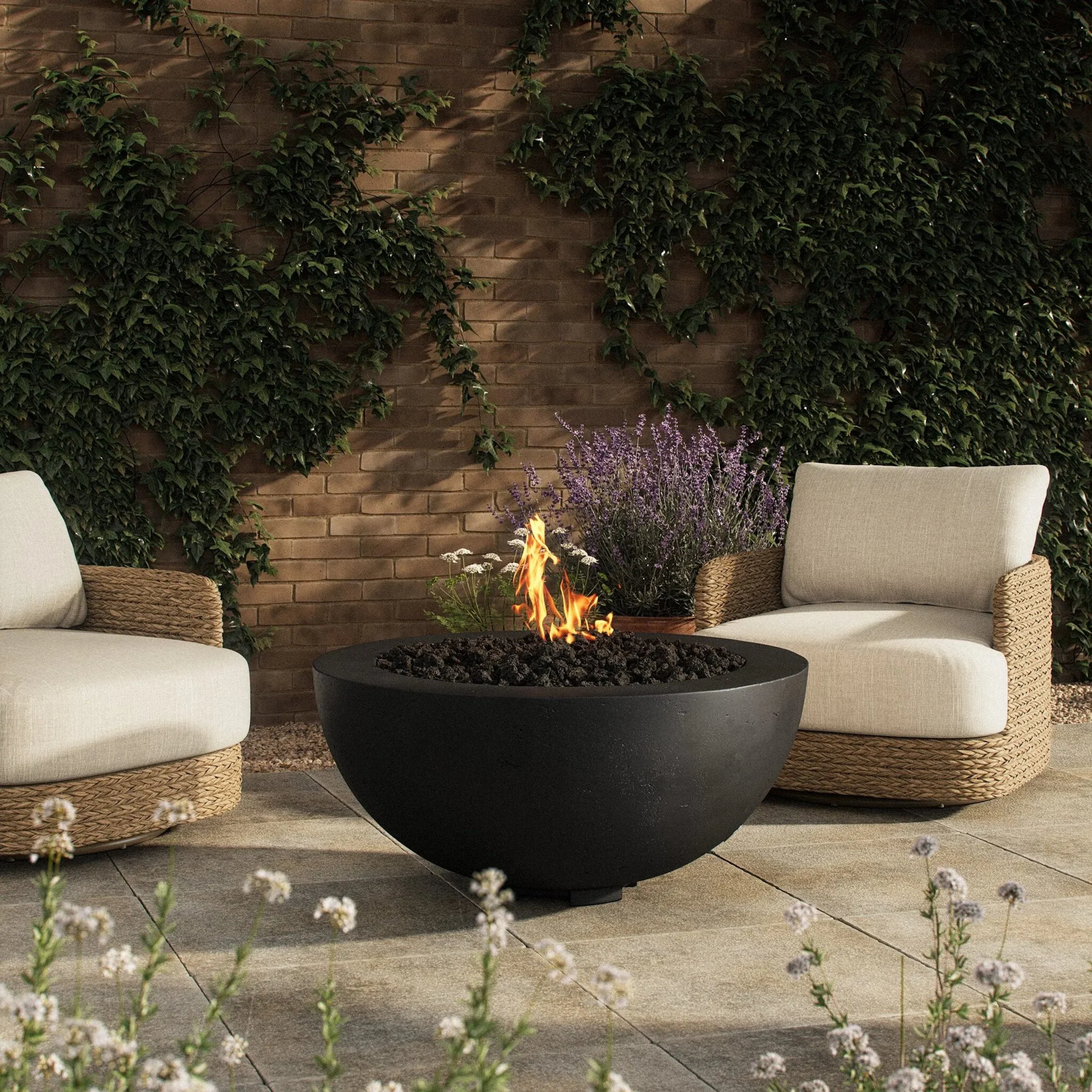 Bronson Outdoor Fire Table - Image 26
