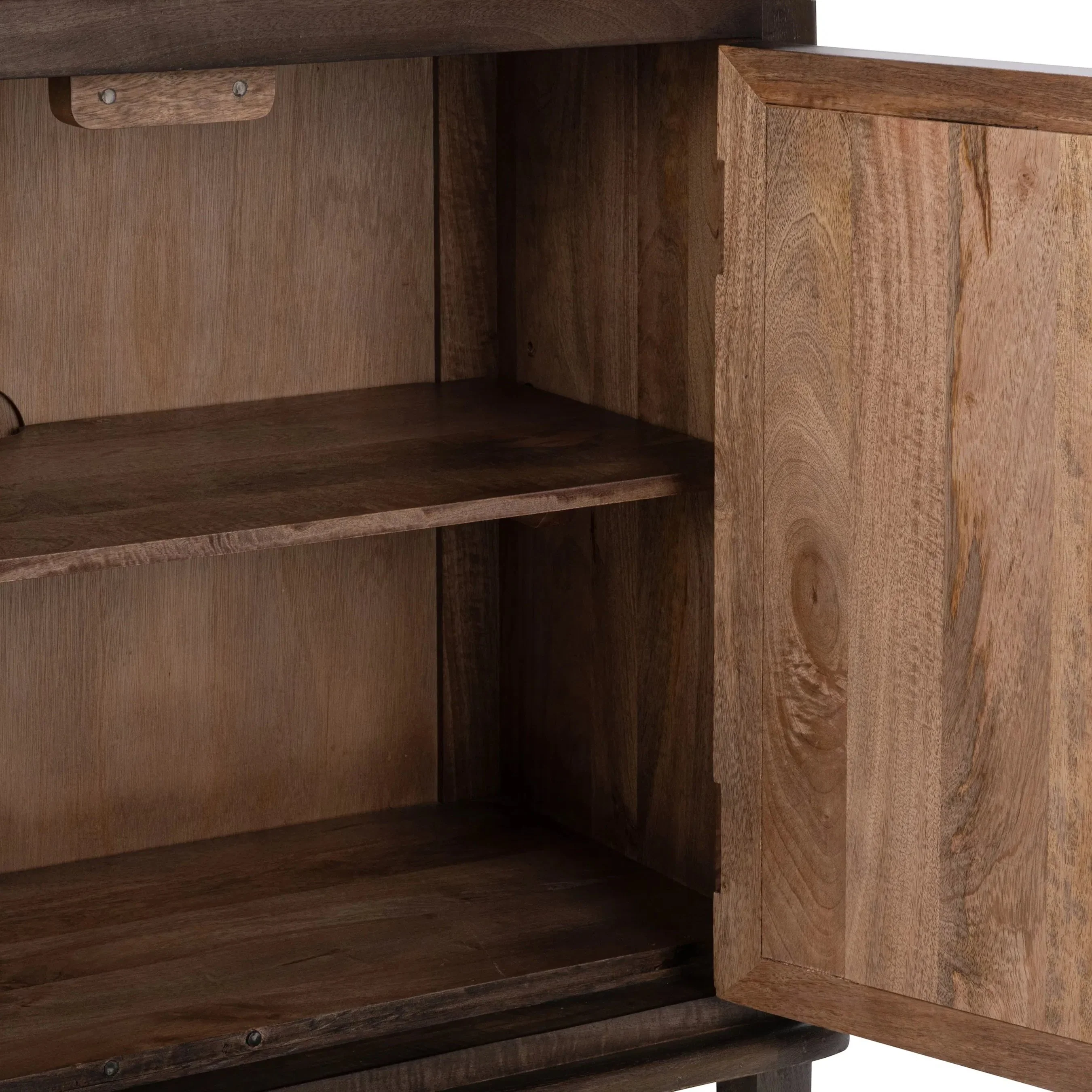 Brookside 4-Door Mango Wood Sideboard Buffet - Image 8
