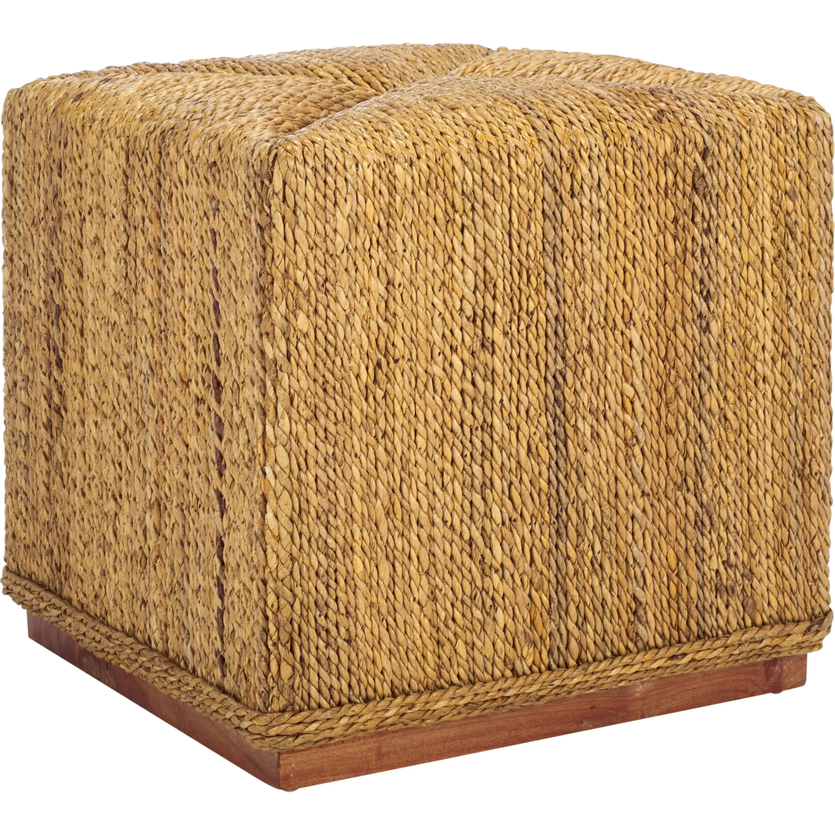 Broome Woven Abaca Ottoman