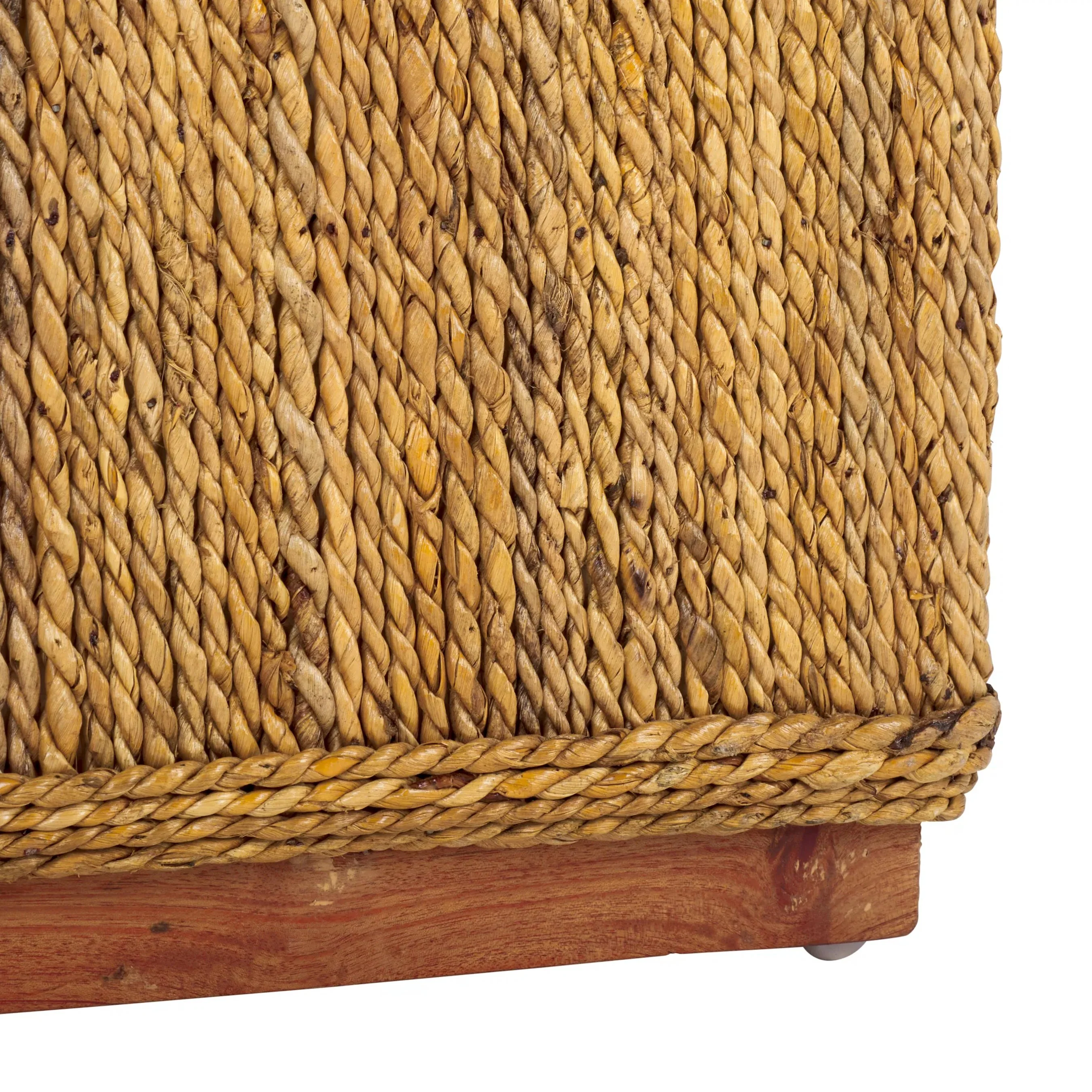 Broome Woven Abaca Ottoman - Image 6