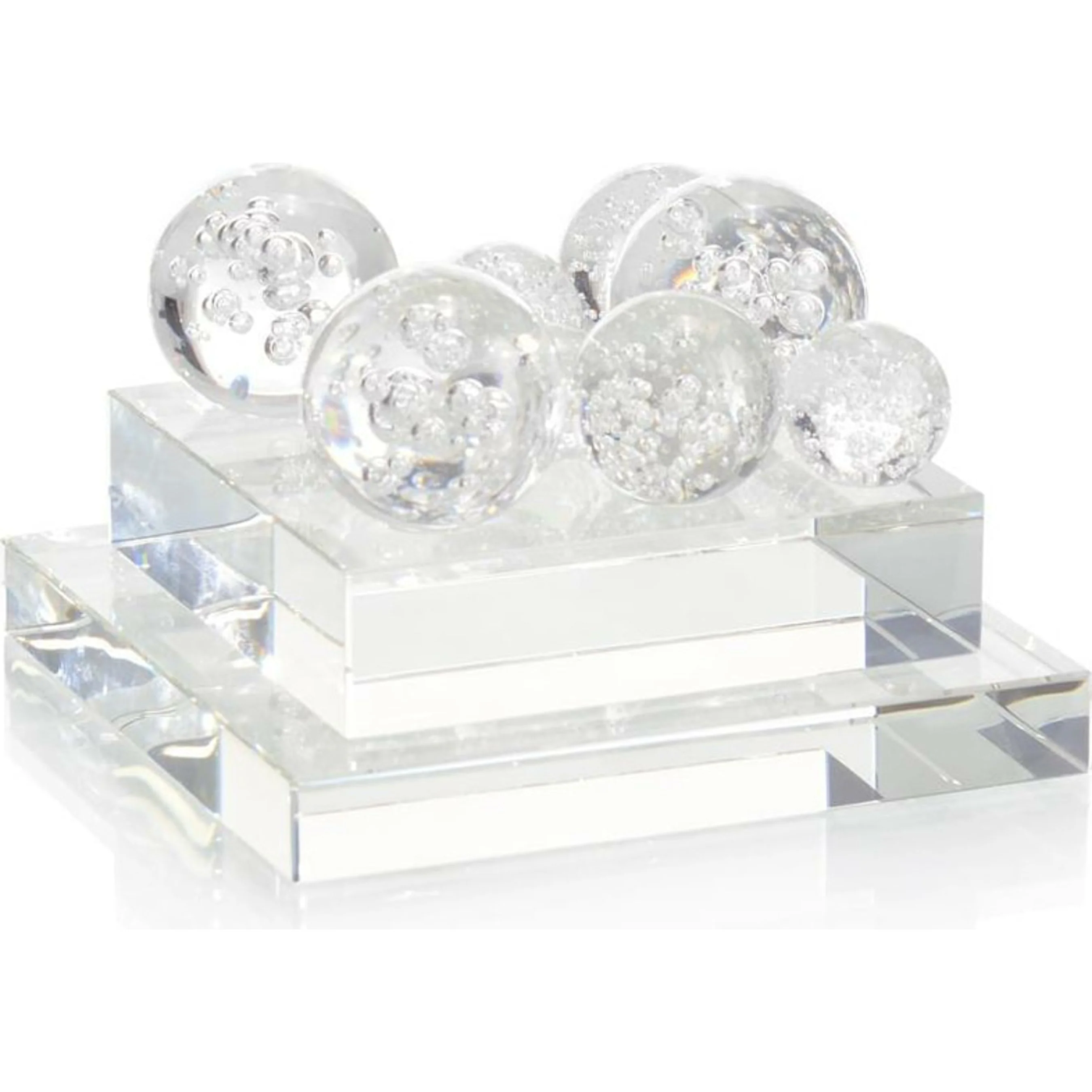 Bubble Glass Orb Sculpture