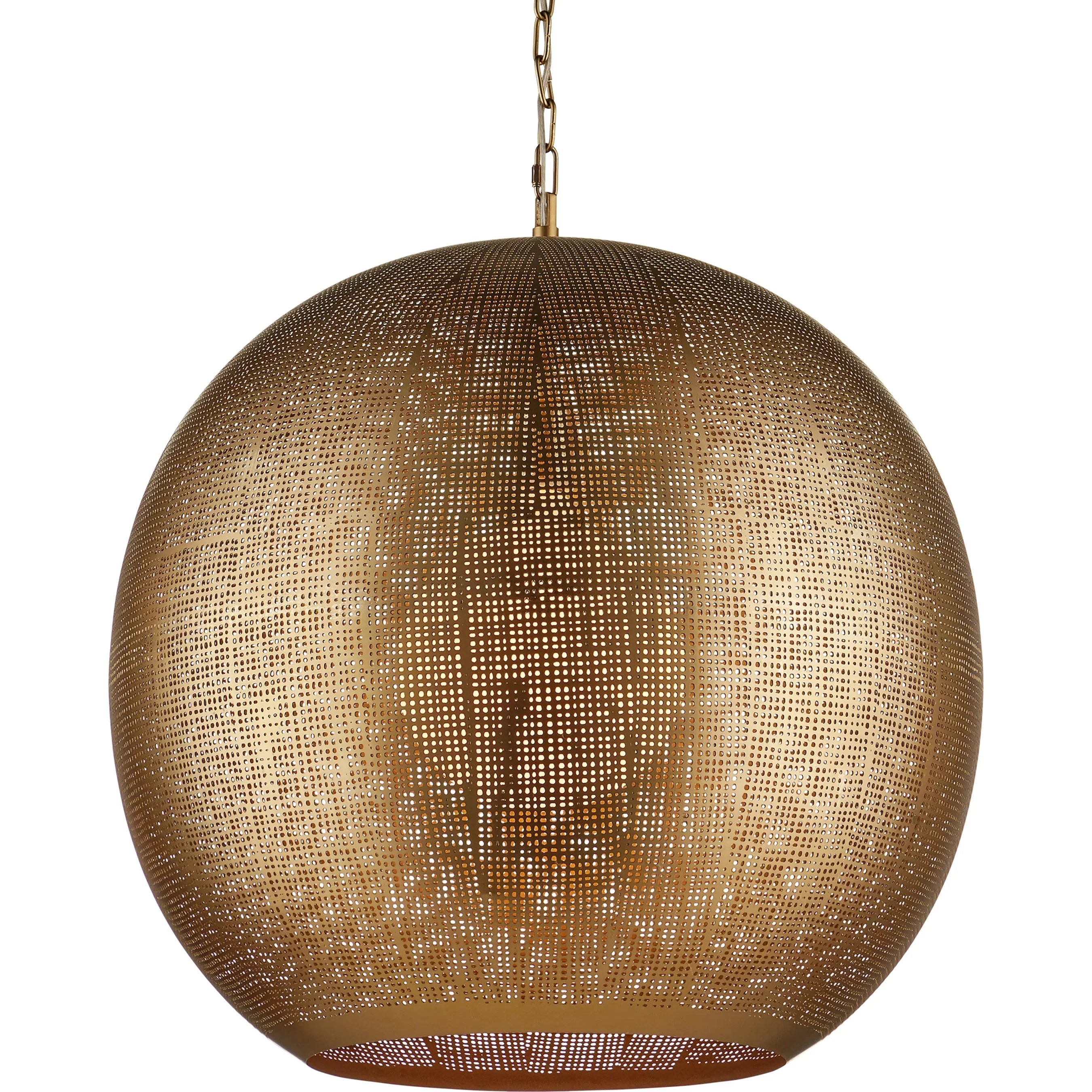 Buckram Orb Pendant