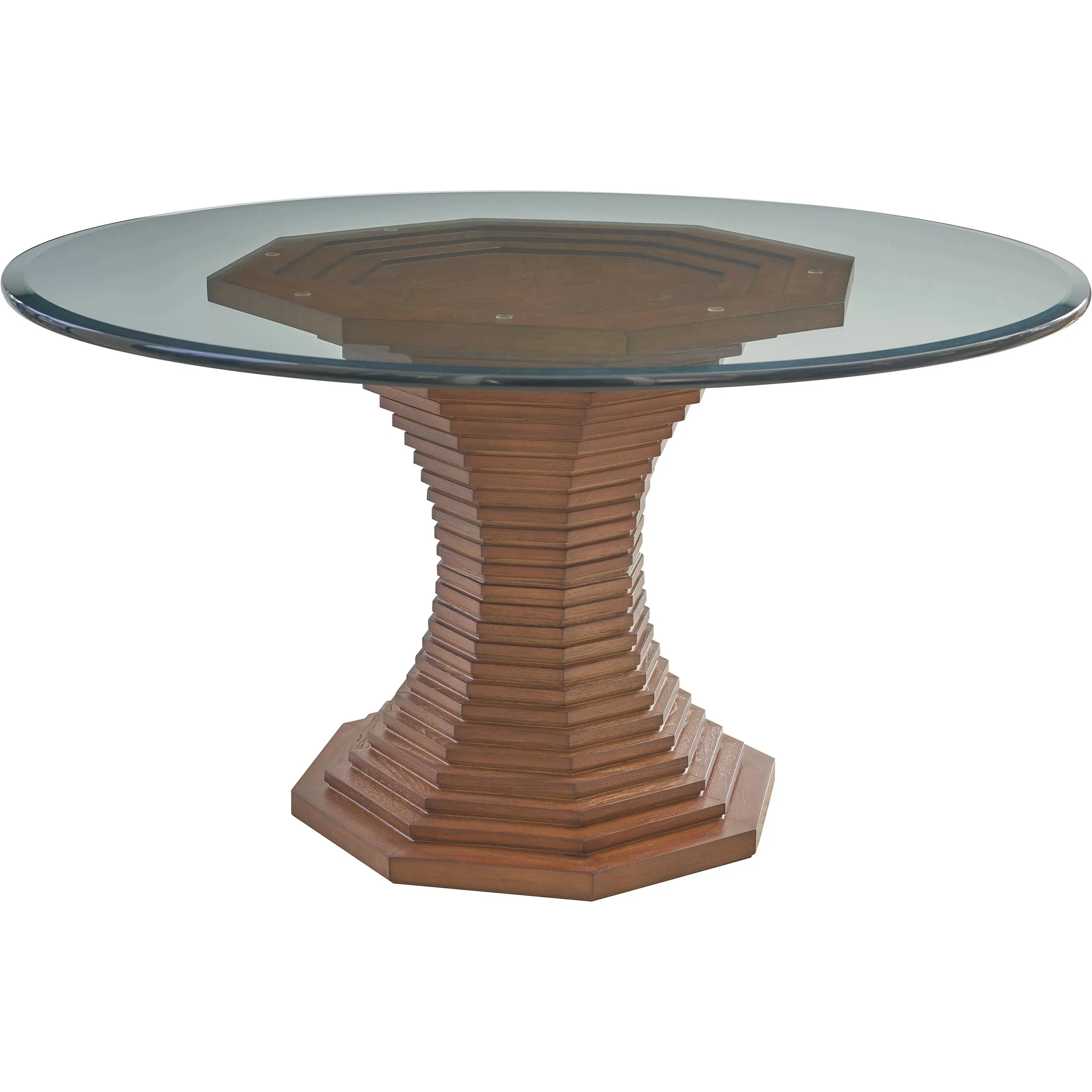 Cabrillo 54-Inch Glass Top Dining Table