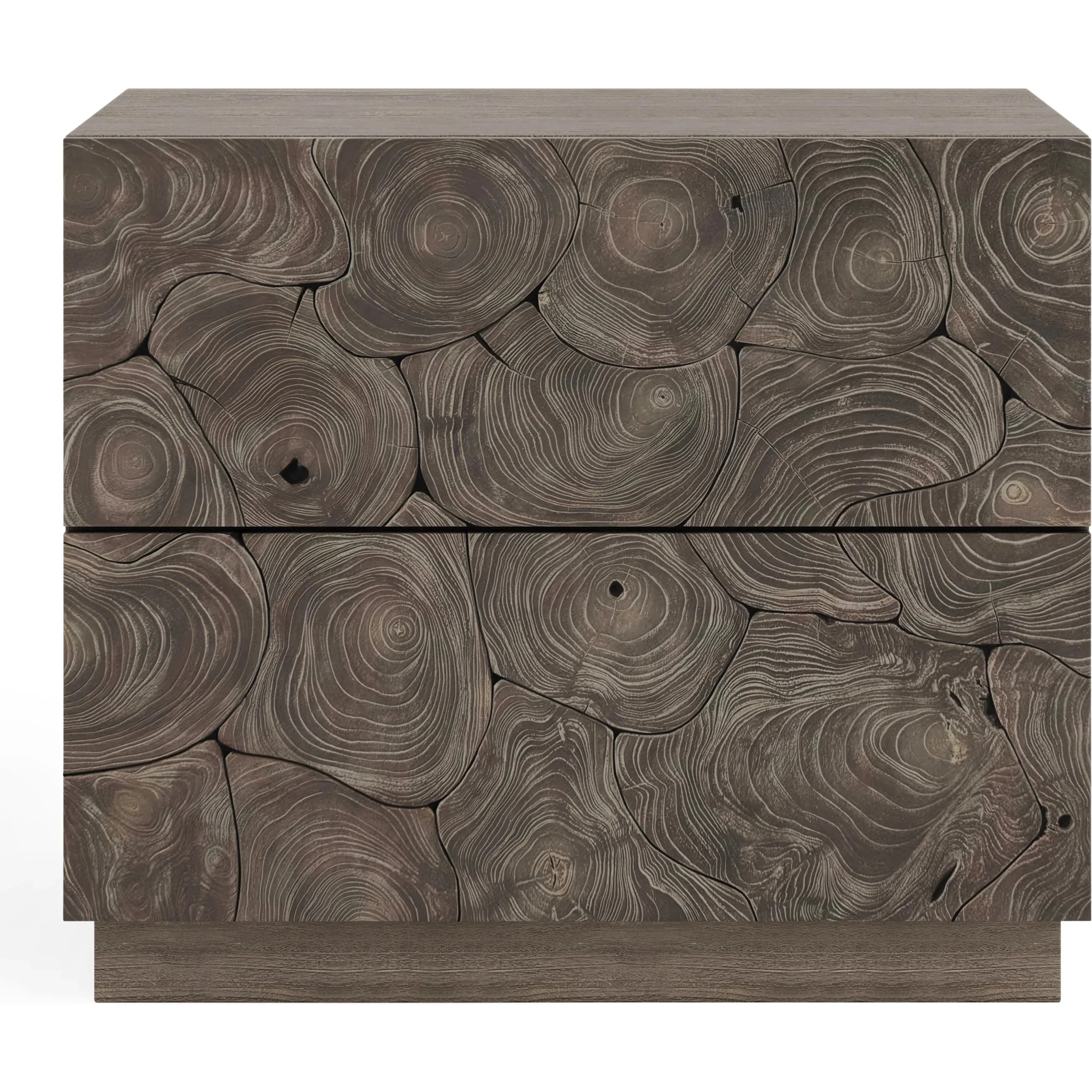 Calavaras Brown Nightstand - Image 2