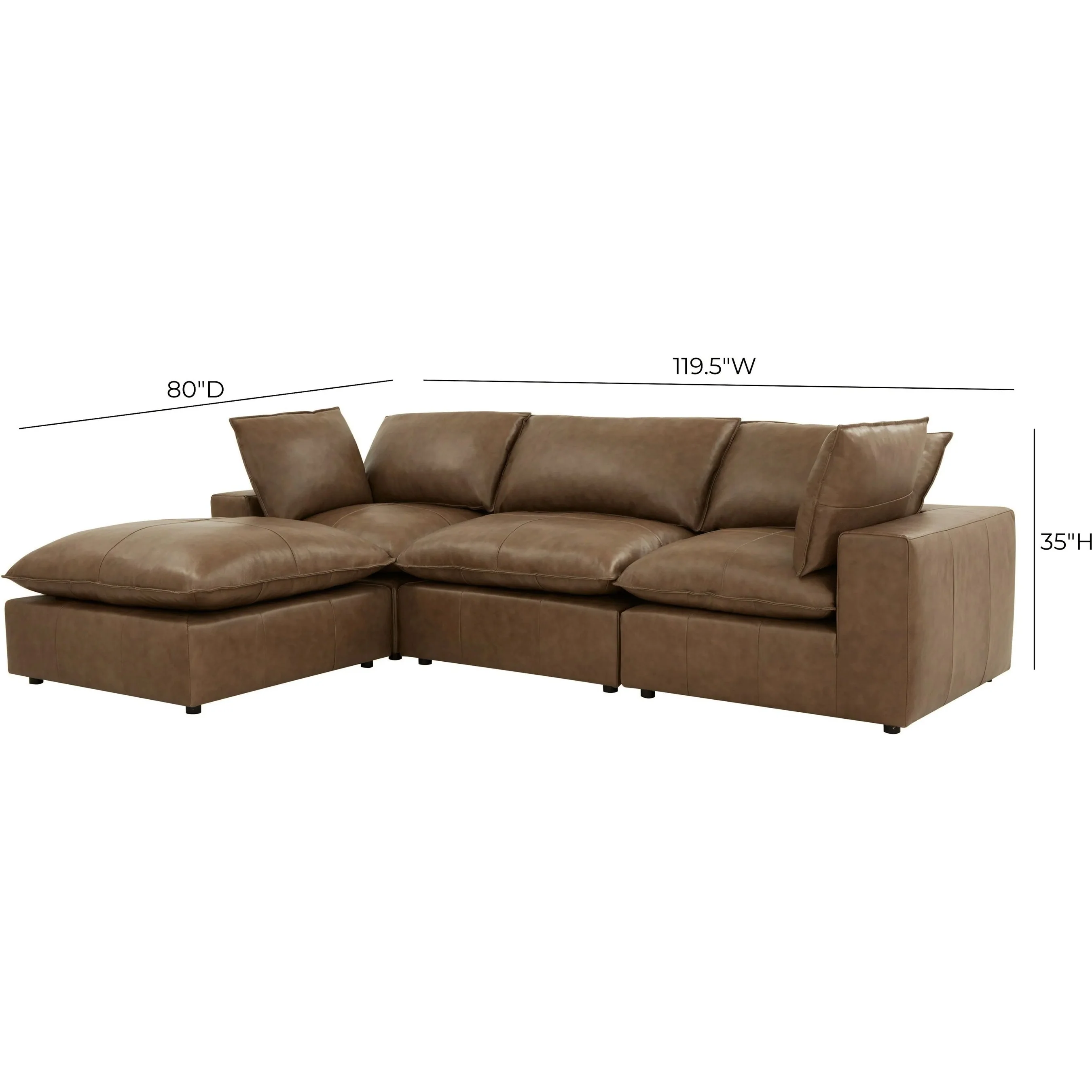 Cali 4-Piece Modular Sectional - Image 6
