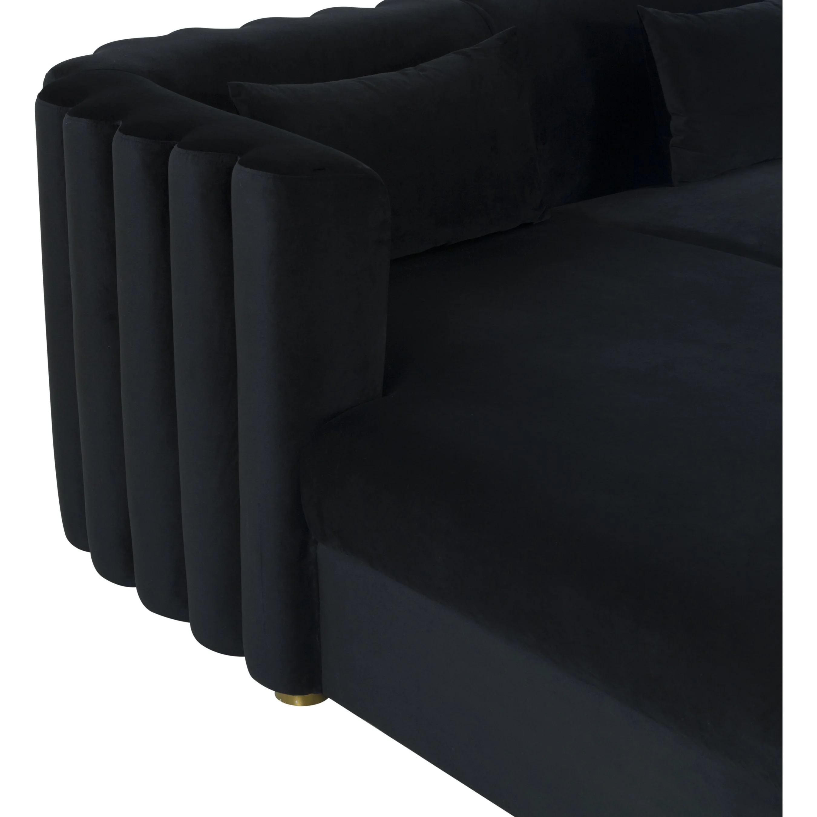 Callie Velvet Sectional - Image 28