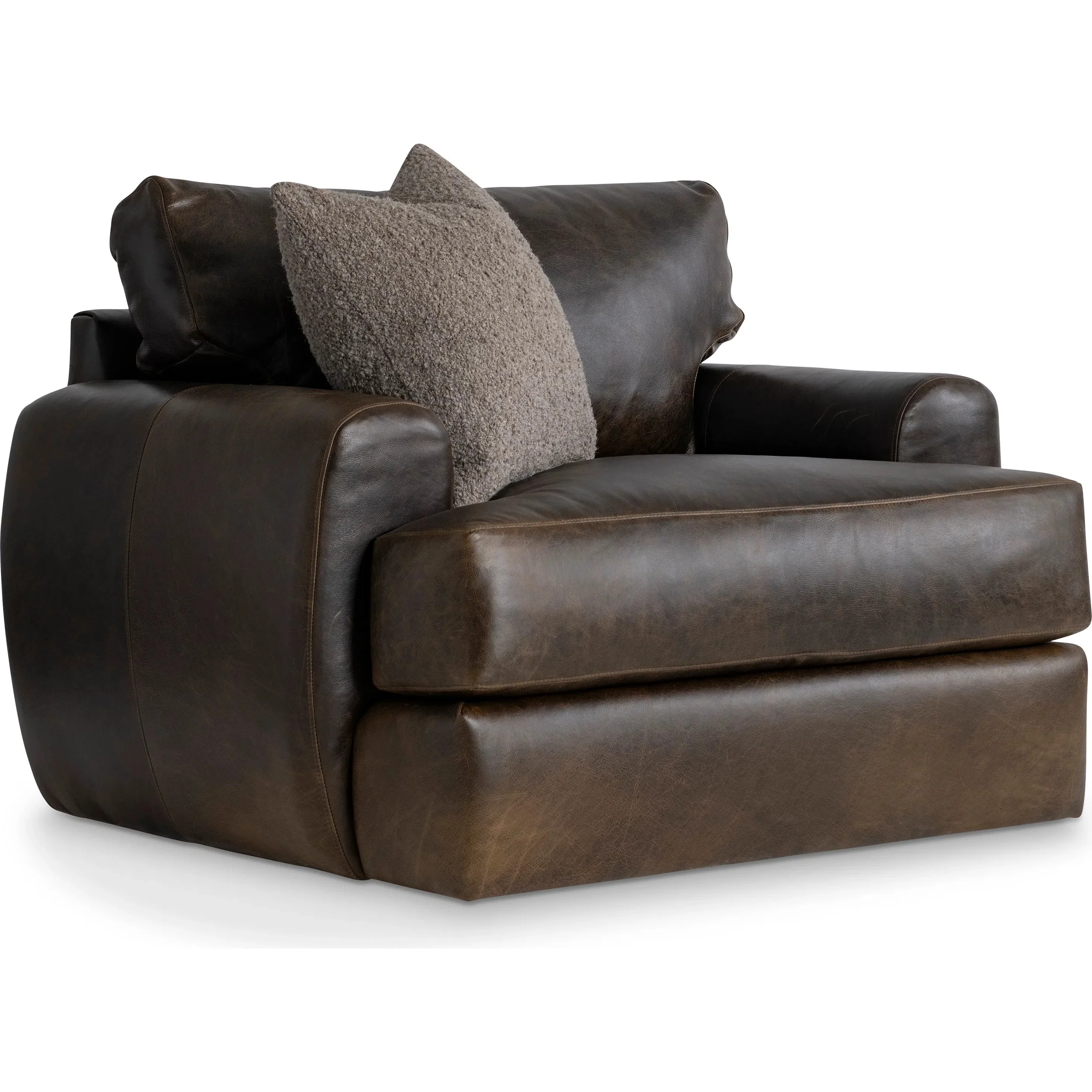Cameron Leather Swivel Chair
