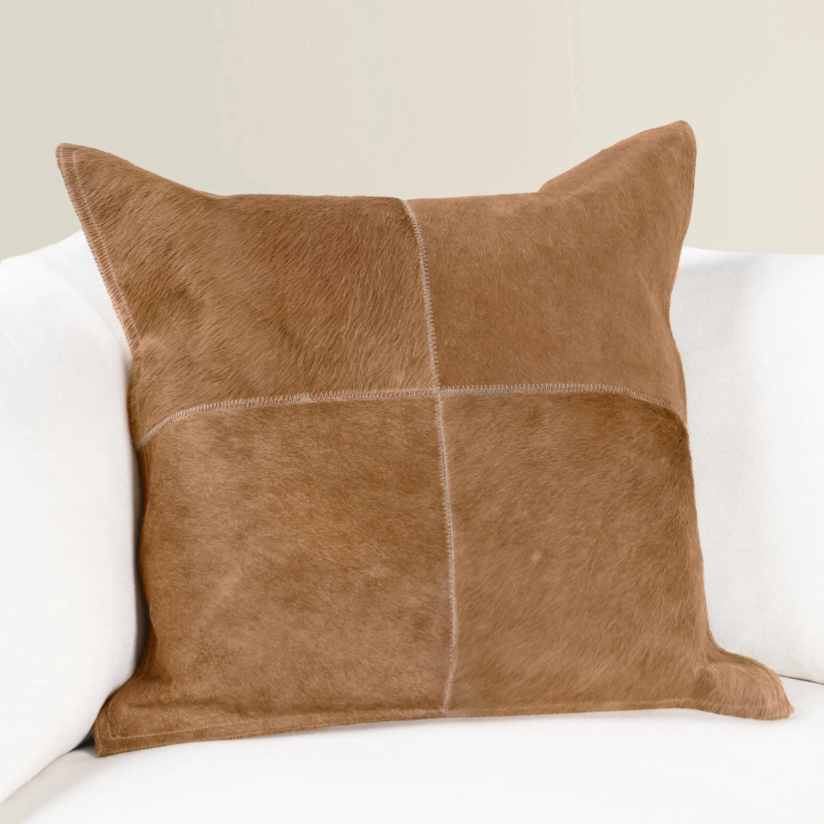 Canada Natural Hide Throw Pillow - Image 16