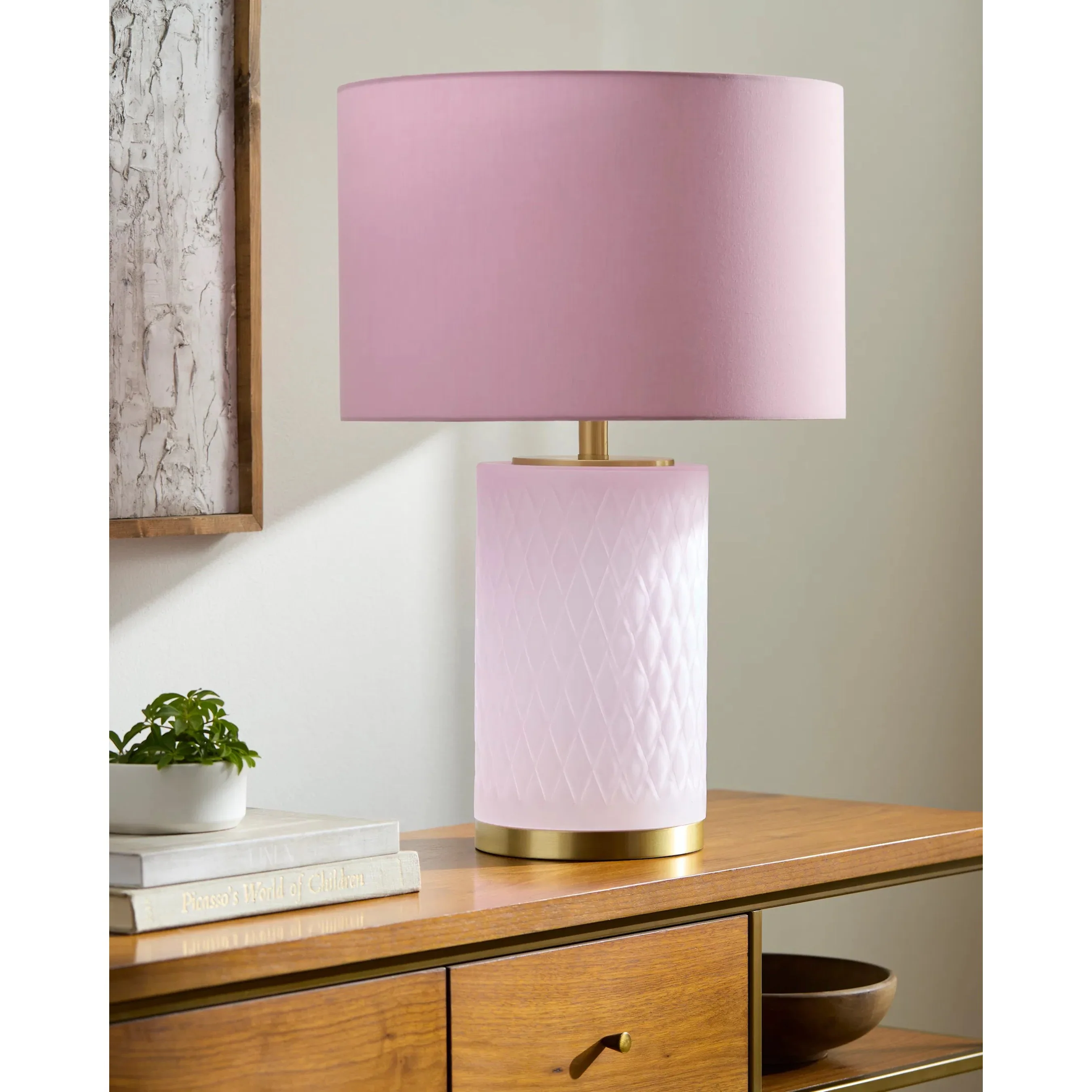Cancale Accent Table Lamp - White Shade - Image 5