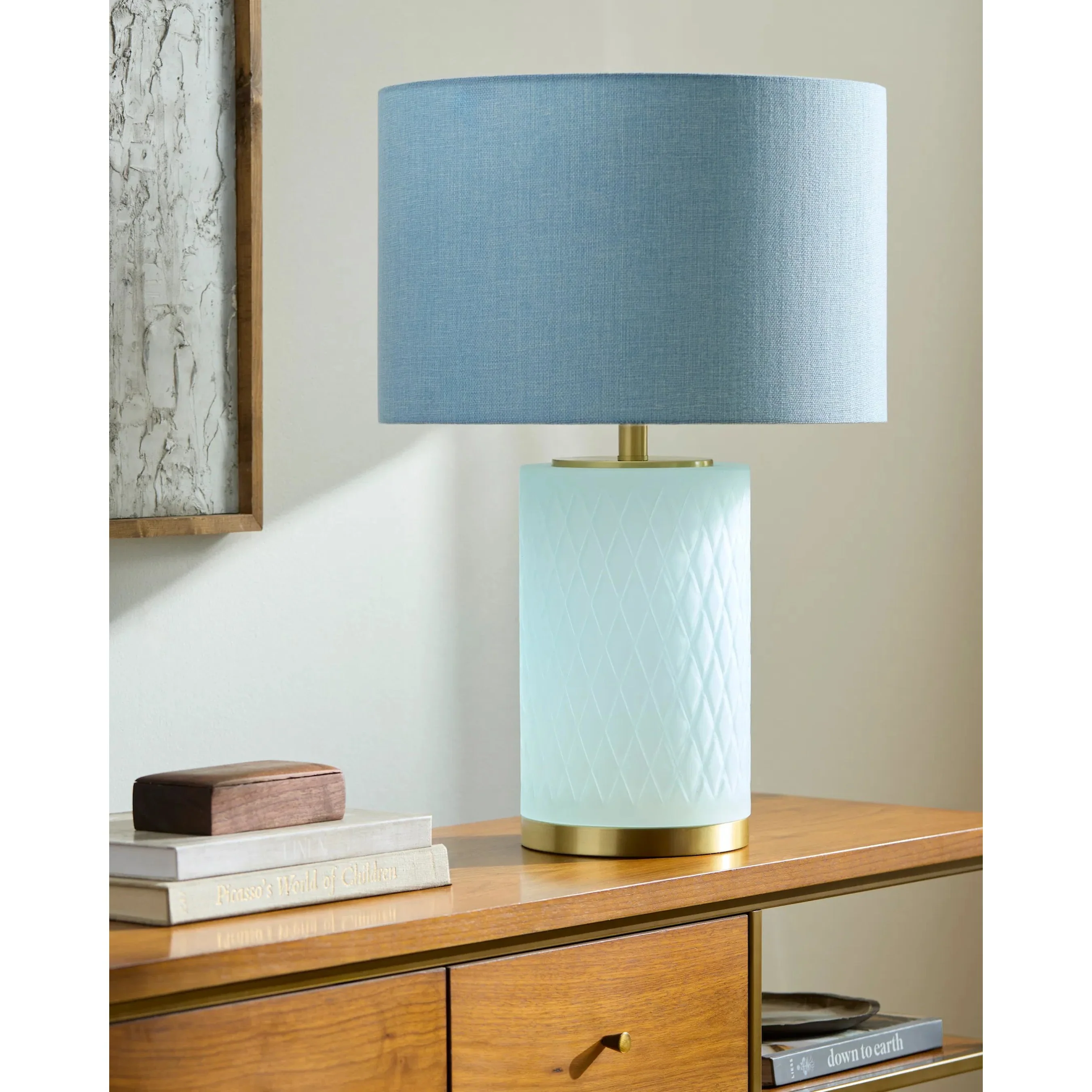 Cancale Accent Table Lamp - White Shade - Image 6