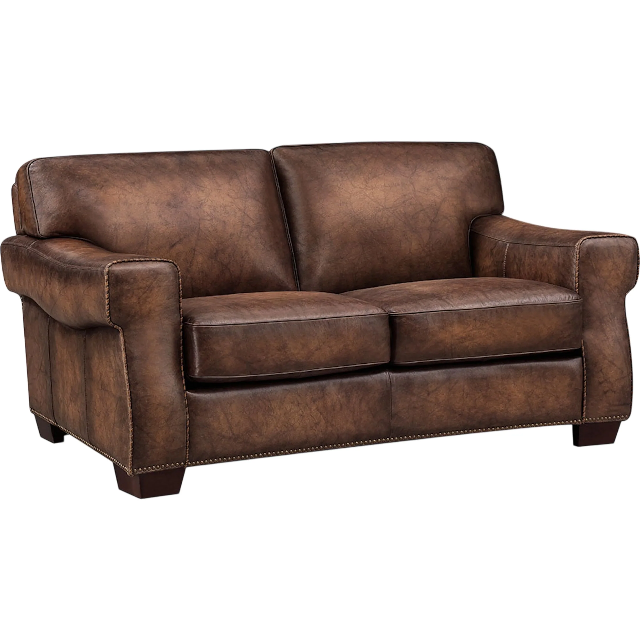 Capri 2-Seat Leather Sofa