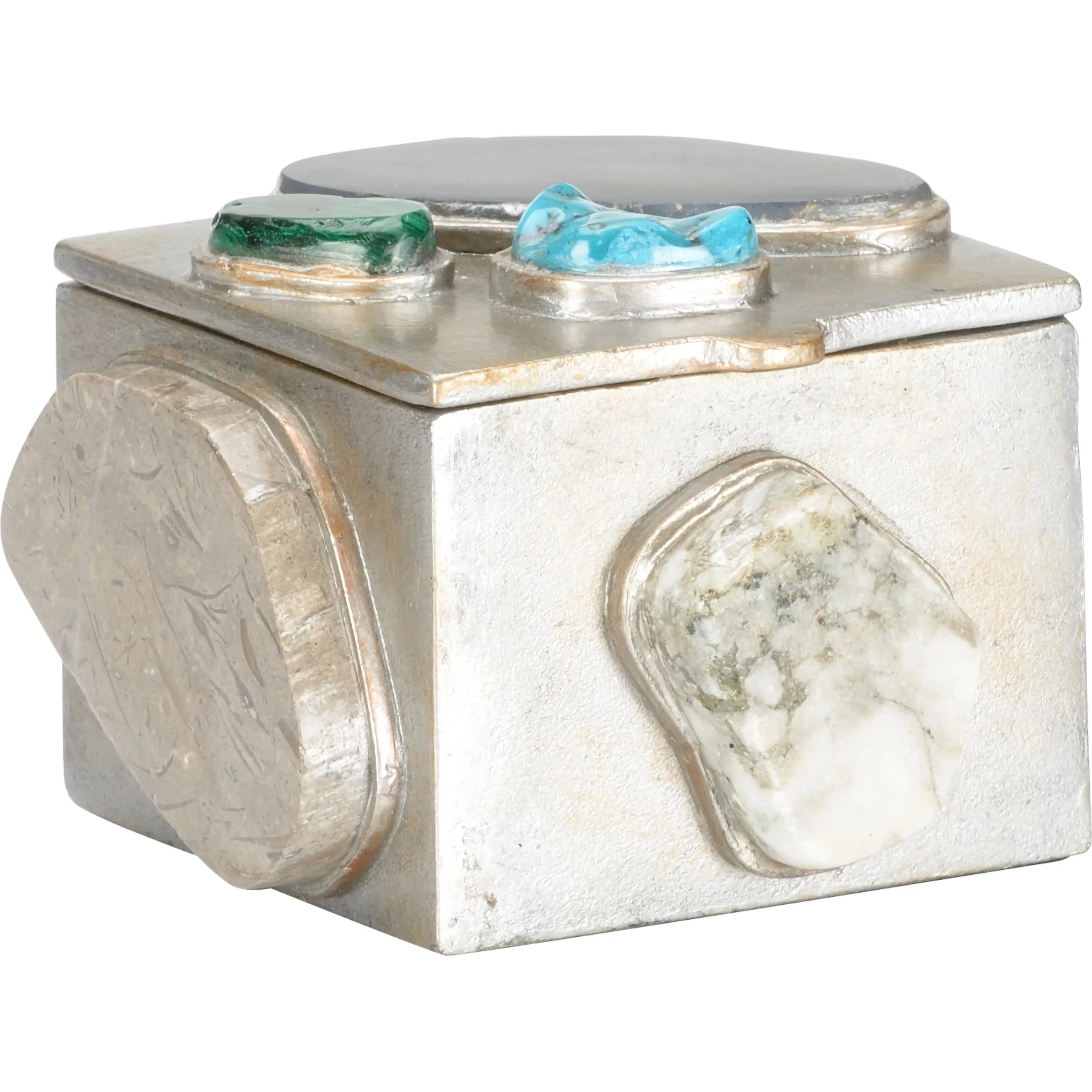 Caribbean Silver Jewelry Box