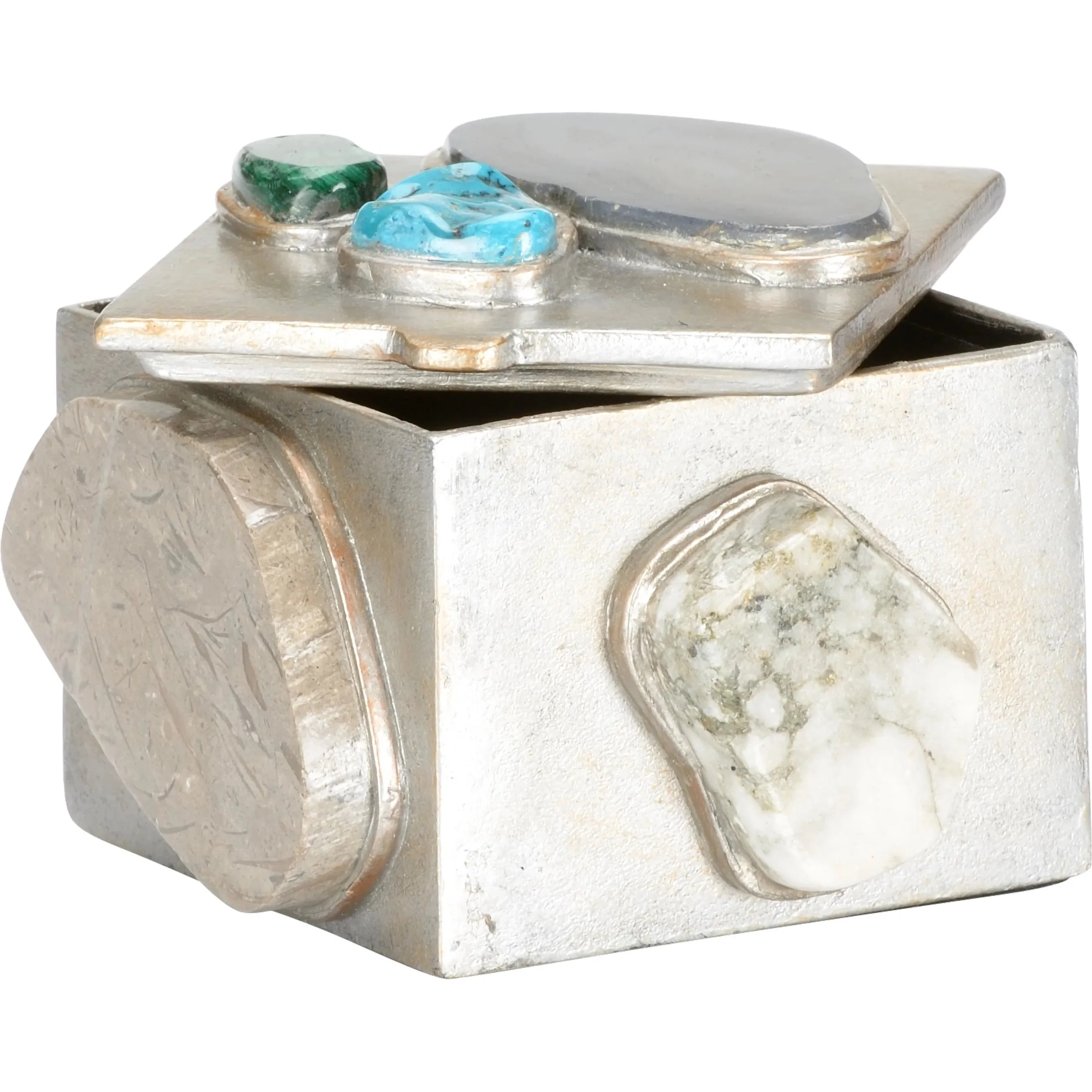 Caribbean Silver Jewelry Box - Image 6