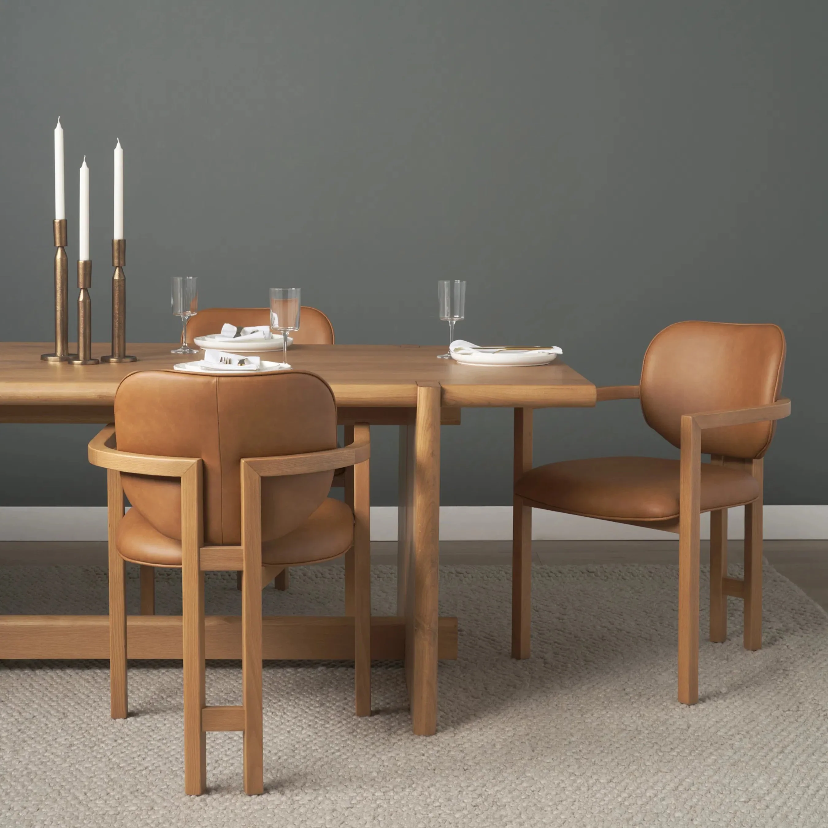 Carlisle Leather Dining Armchair - Image 7