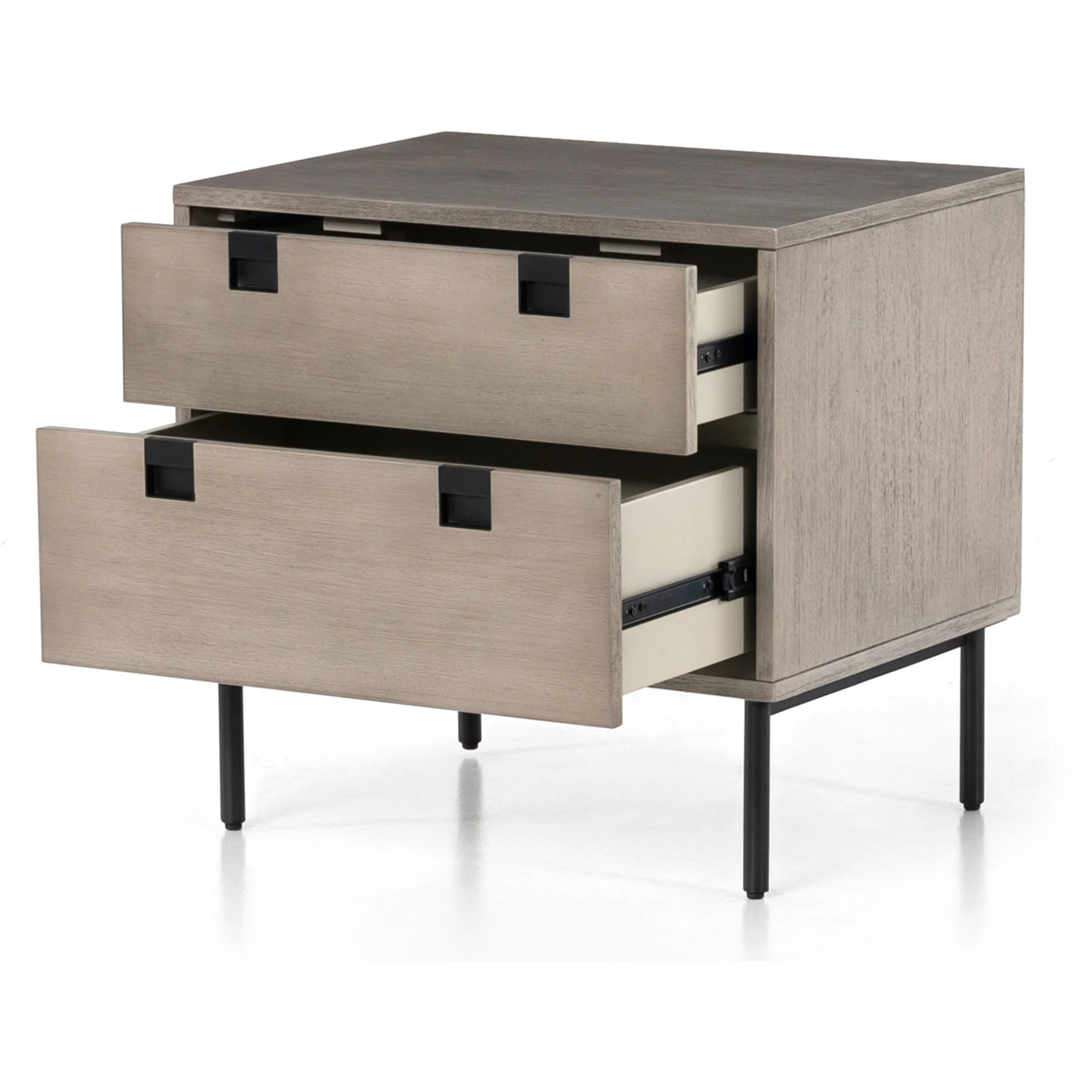 Carly 2 Drawer Nightstand - Image 4