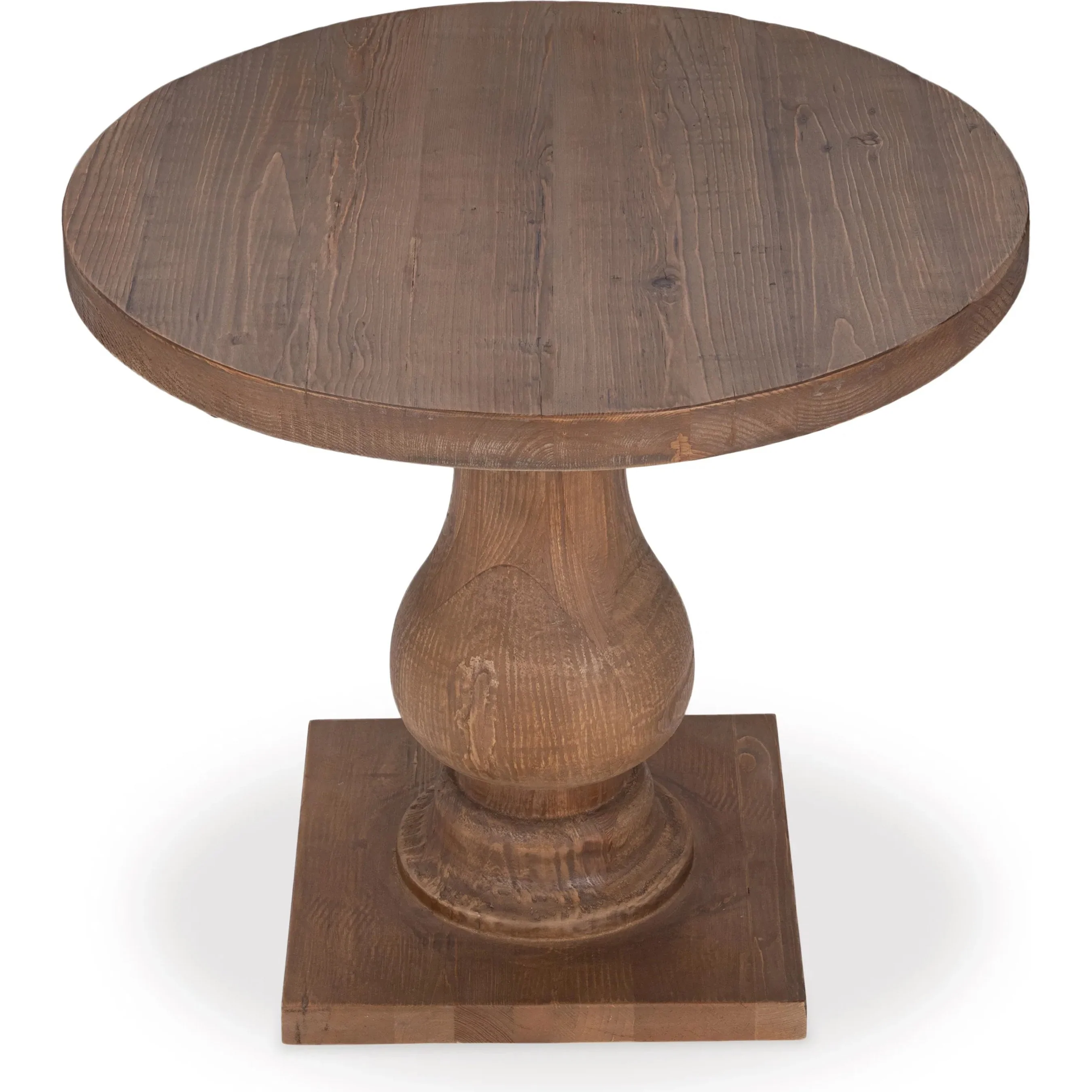 Carolina Reclaimed Pine Round End Table - Image 4