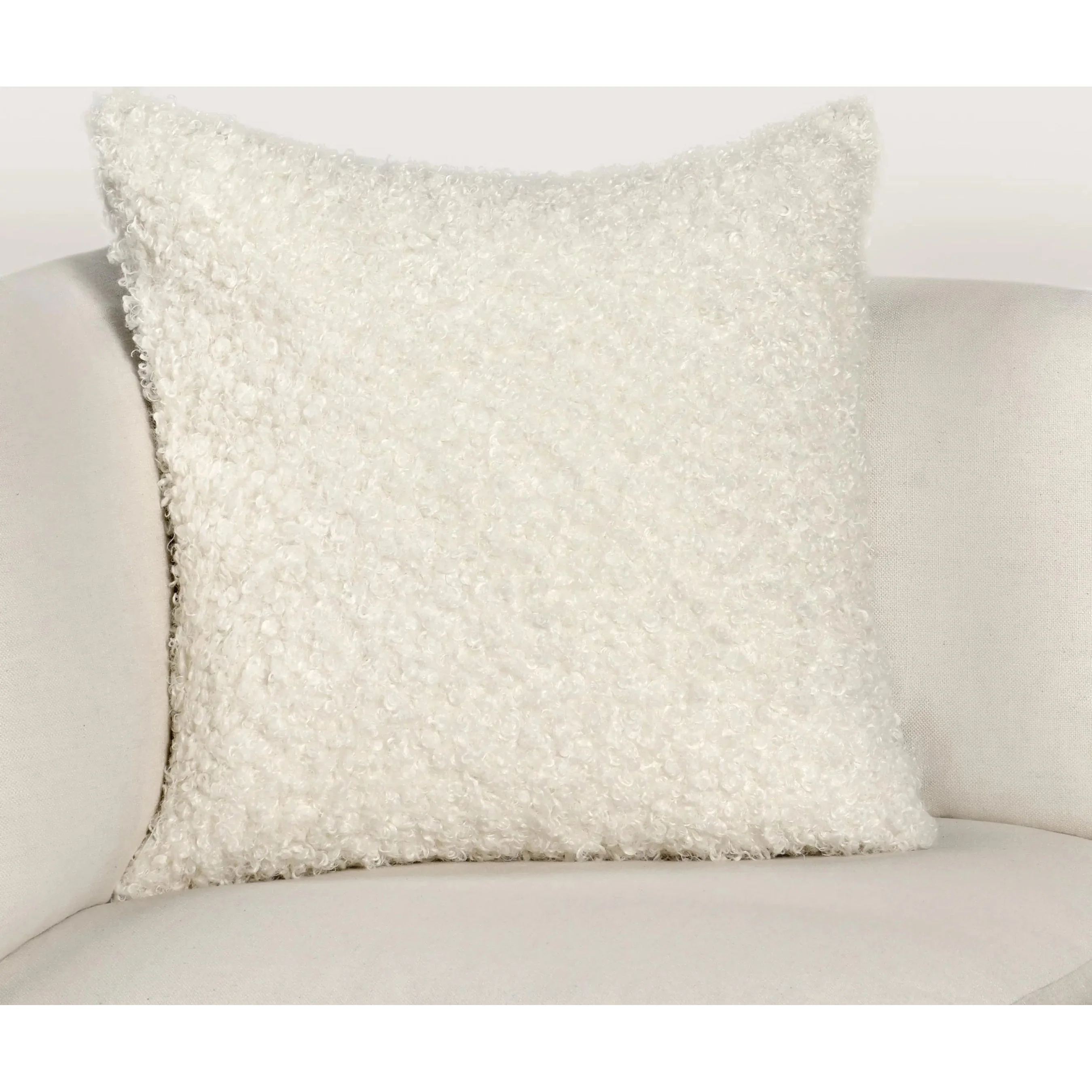 Carters Fabric Ivory Throw Pillow - Image 7