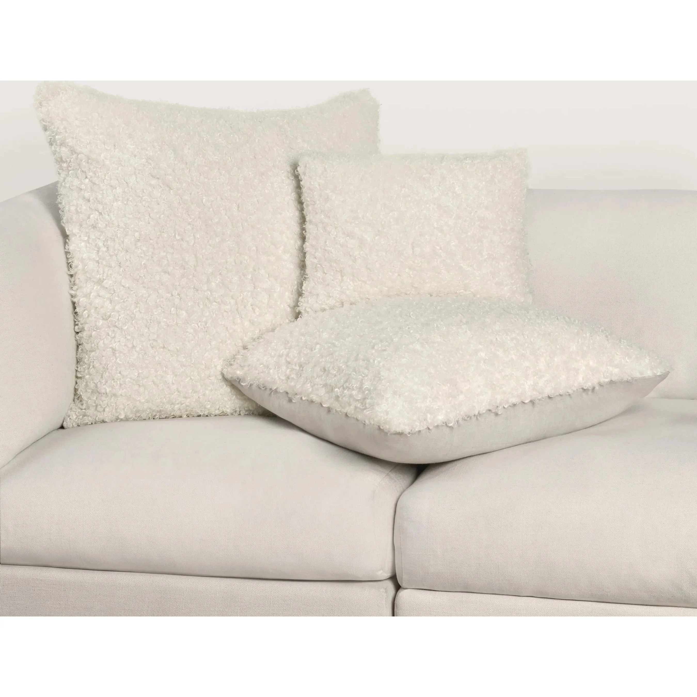 Carters Fabric Ivory Throw Pillow - Image 8