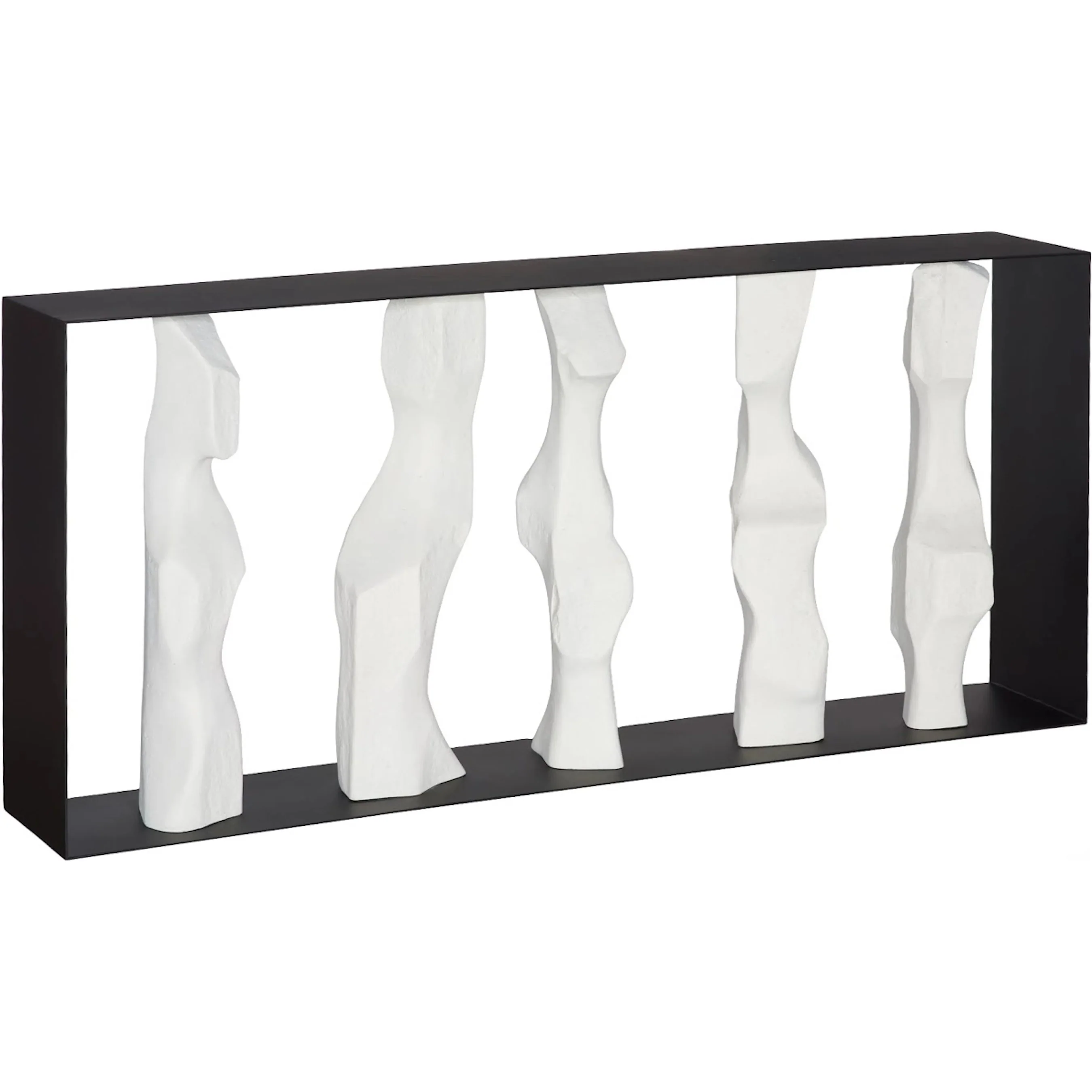 Cast Women Metal Framed Console