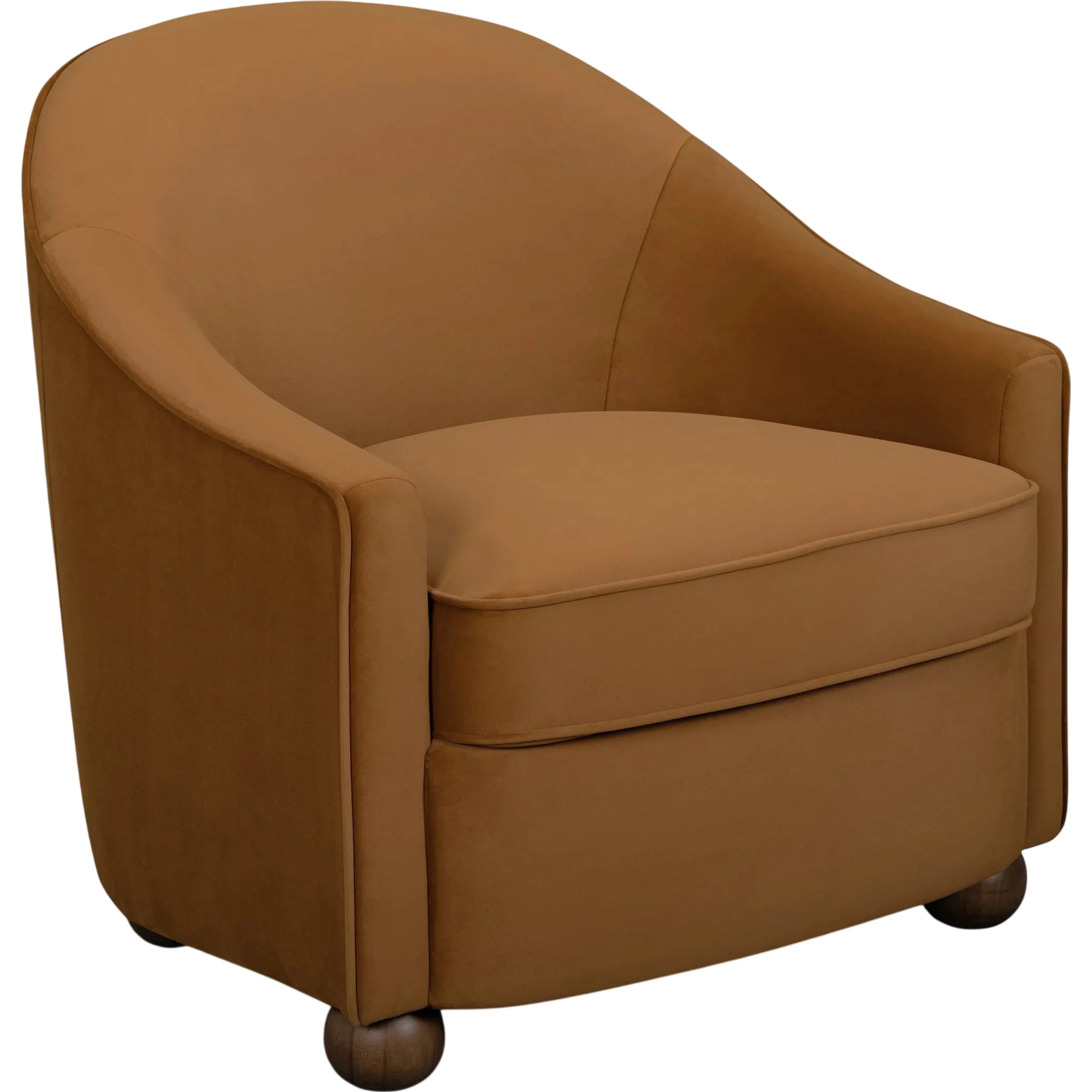 Cettie Performance Velvet Accent Chair - Image 3
