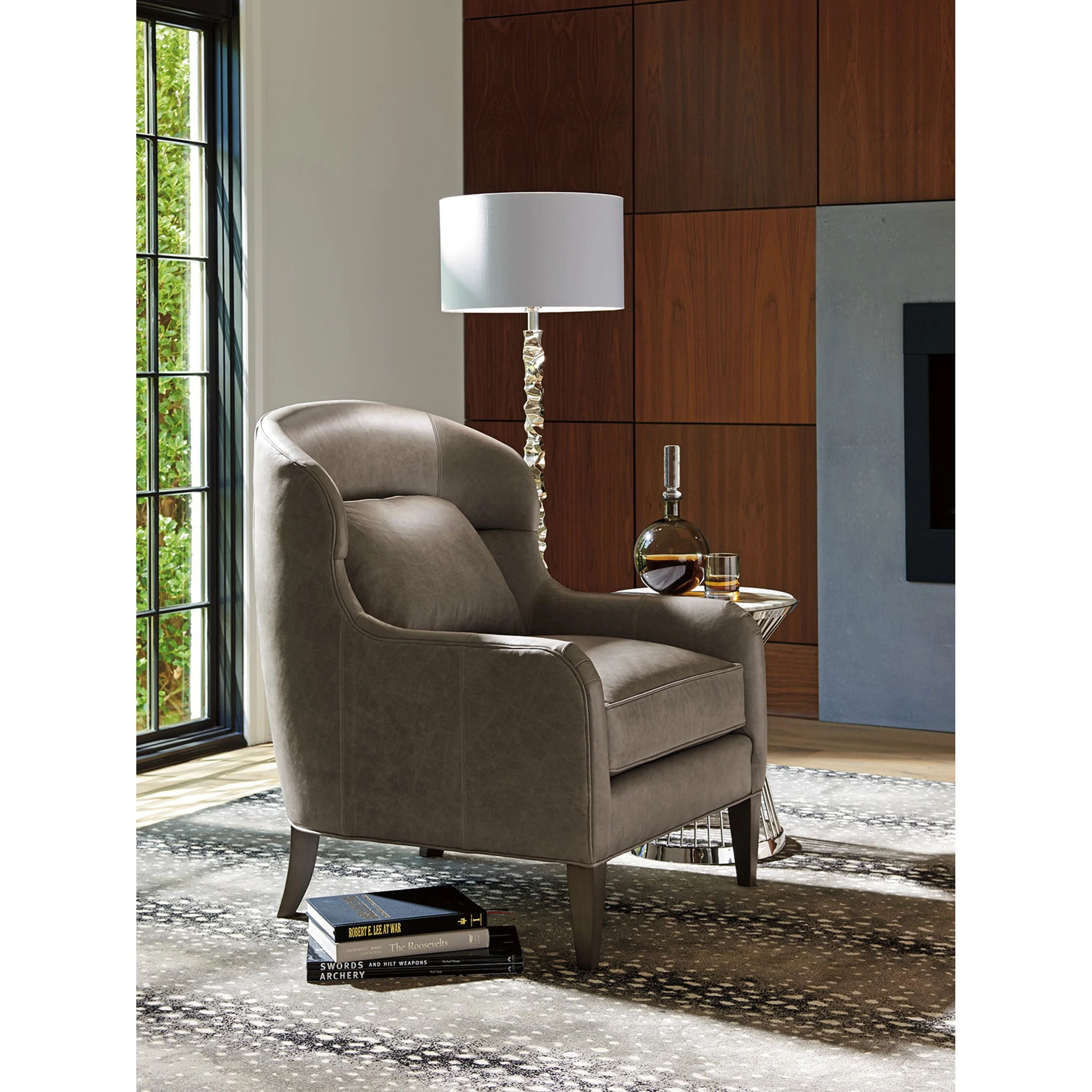 Chaffery Leather Chair - Image 3