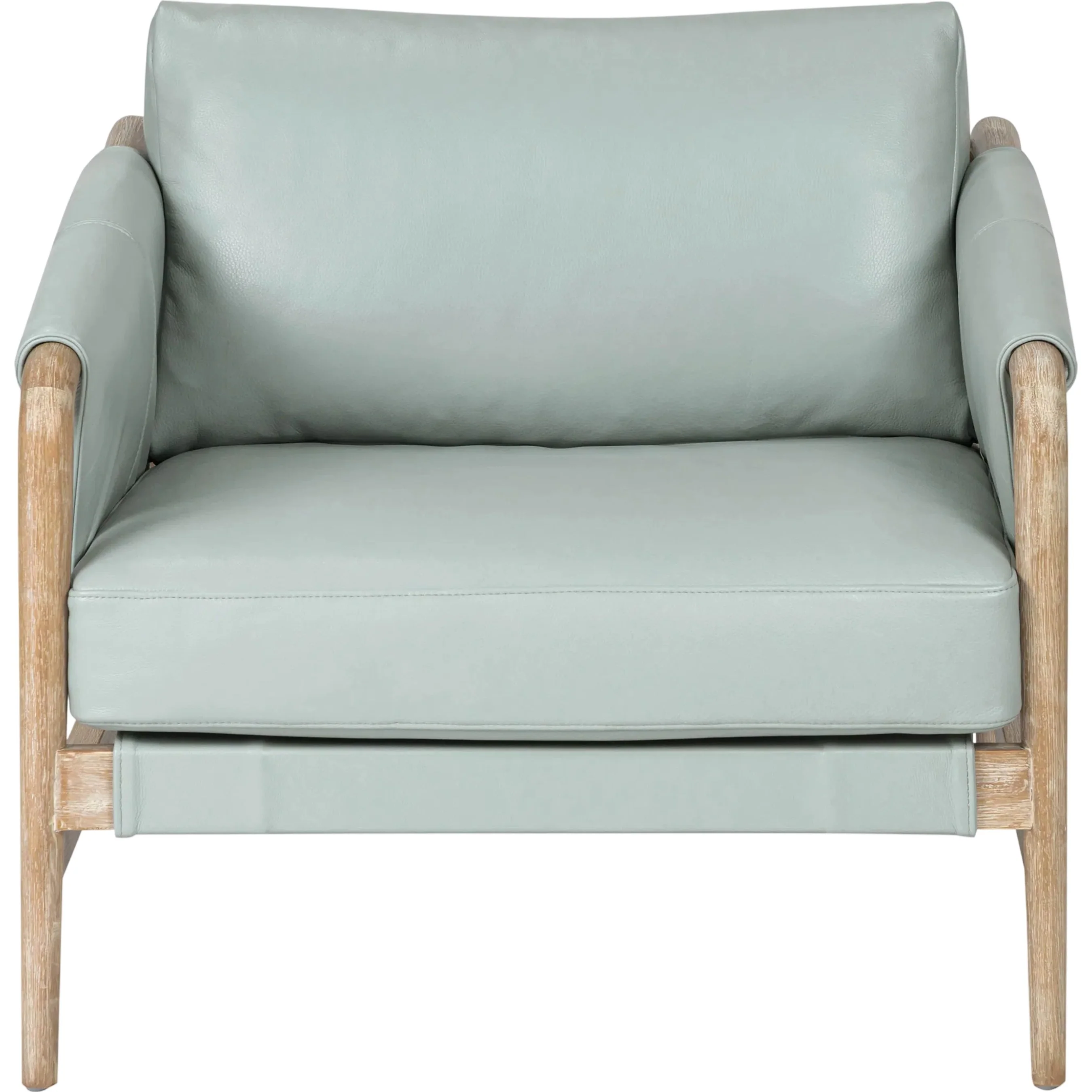 Chakka Genuine Leather Accent Chair - Image 2