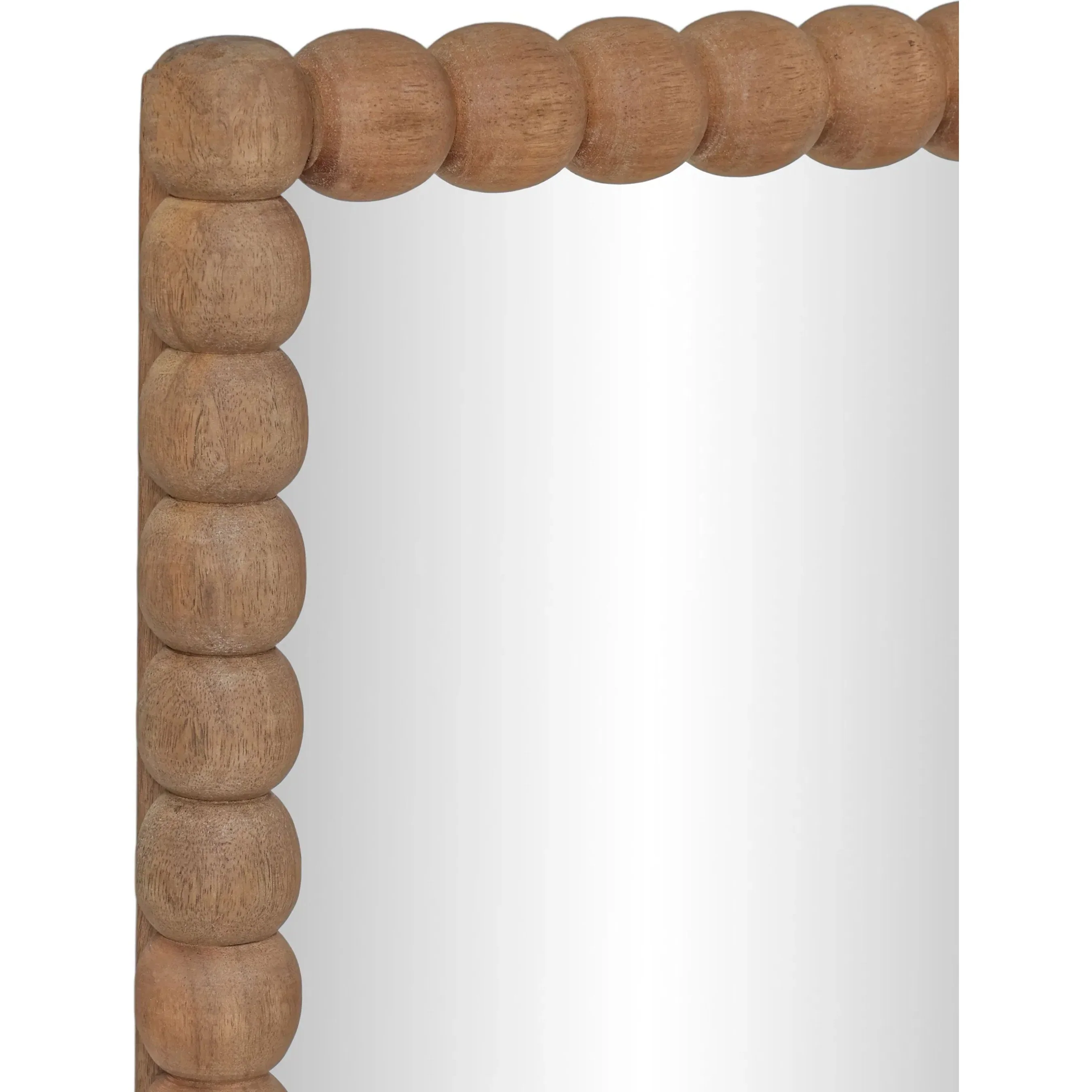 Cheyanne X Carved Solid Wood Rectangular Wall Mirror - Image 4