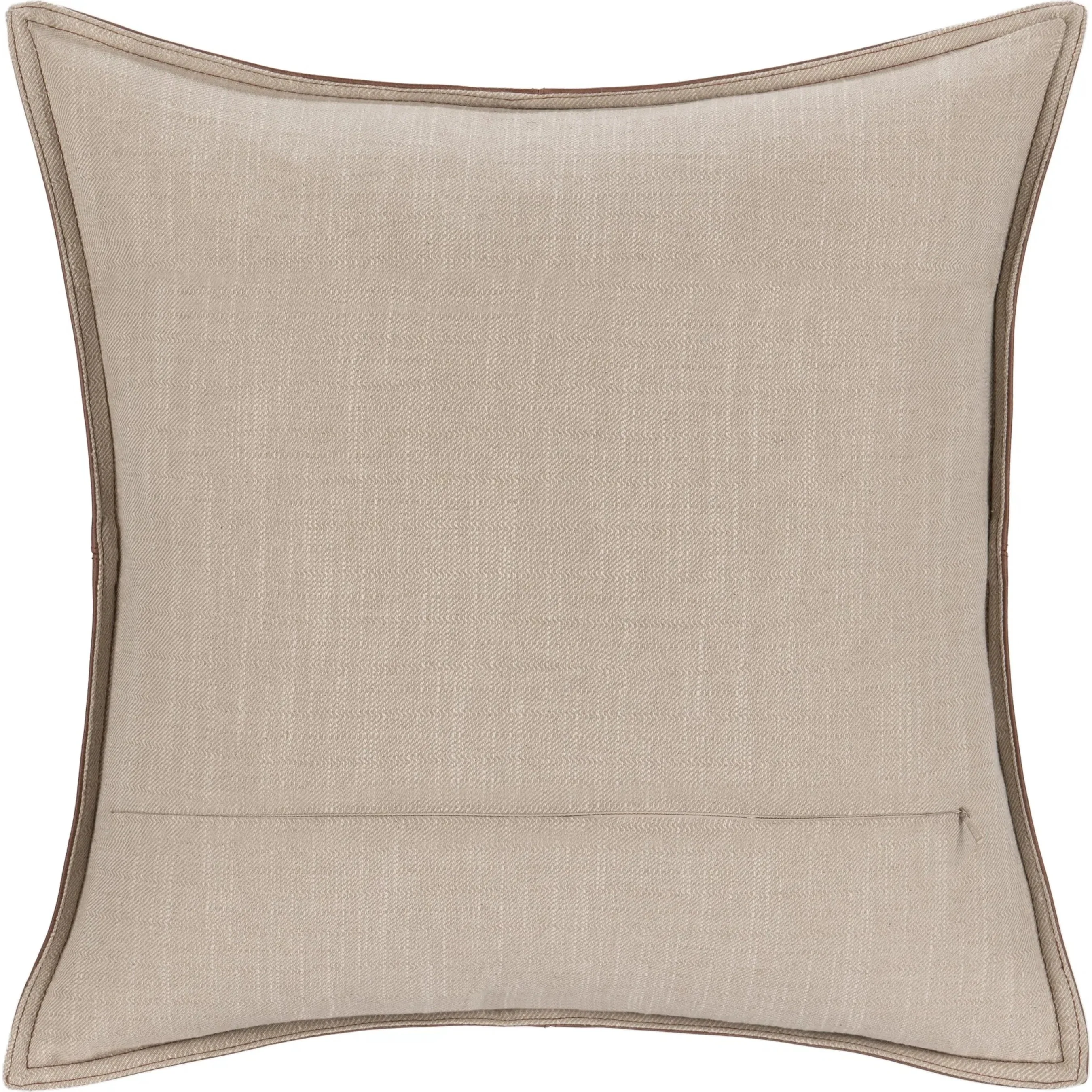 Cheyenne Genuine Leather Throw Pillow - Image 6