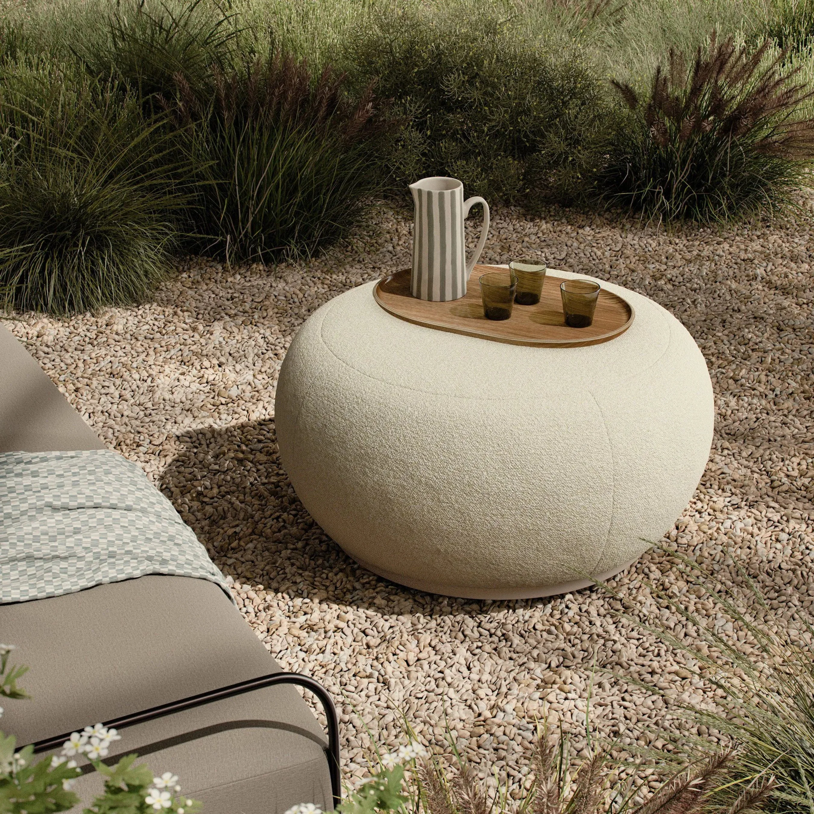 Chip Outdoor Ottoman - Image 7