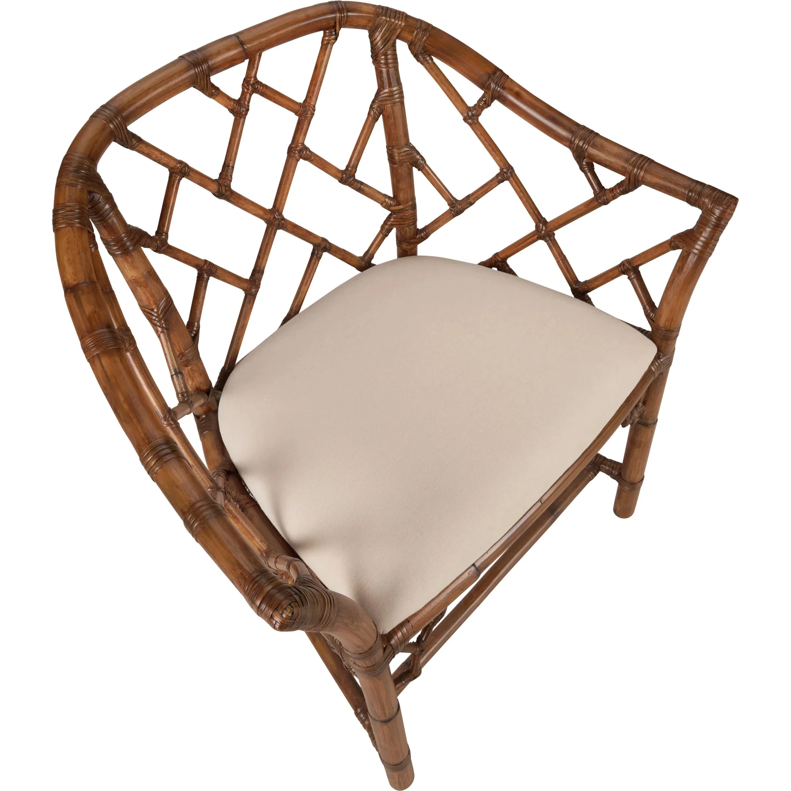 Chippendale Bamboo Arm Chair - Image 5