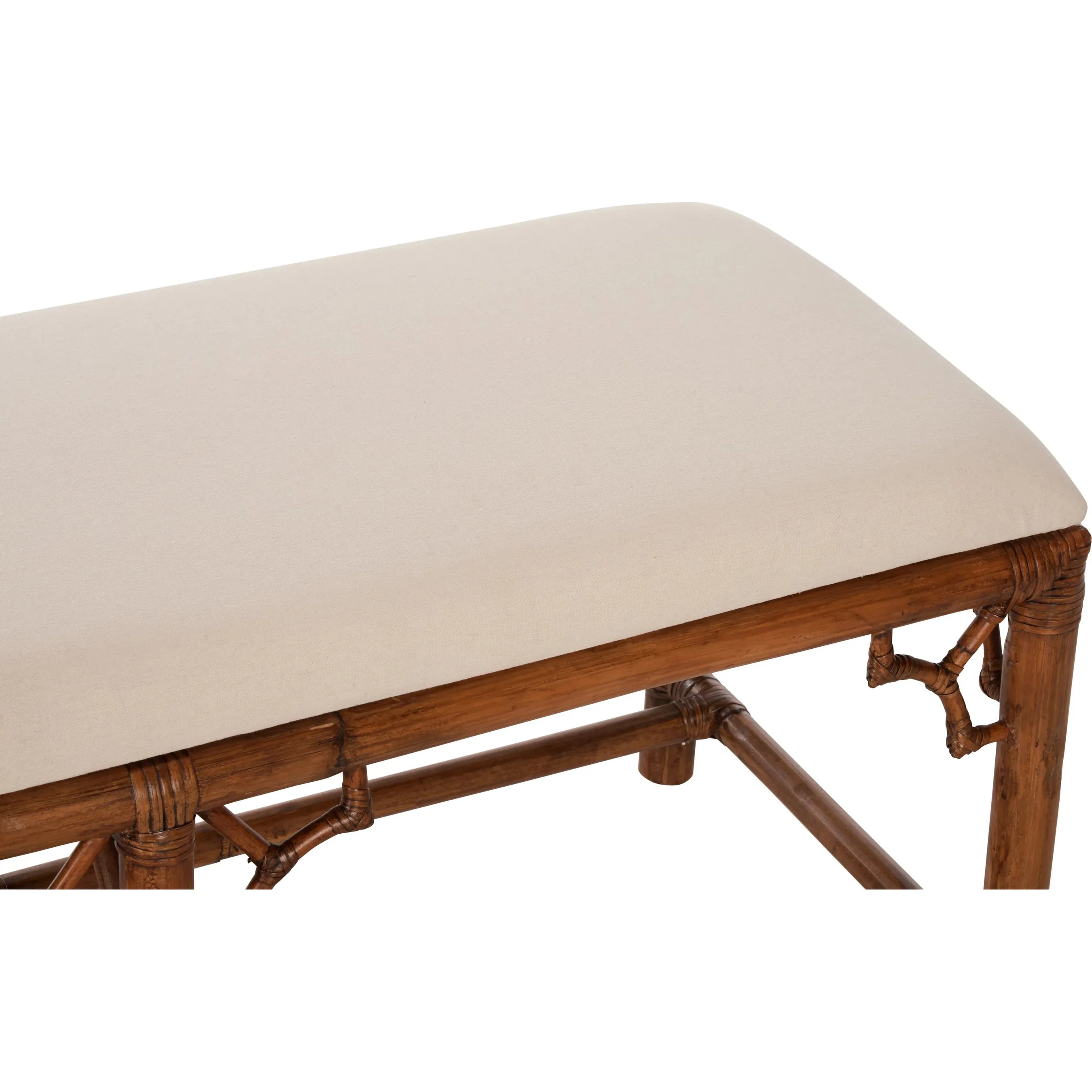 Chippendale Bamboo Bench - Image 4