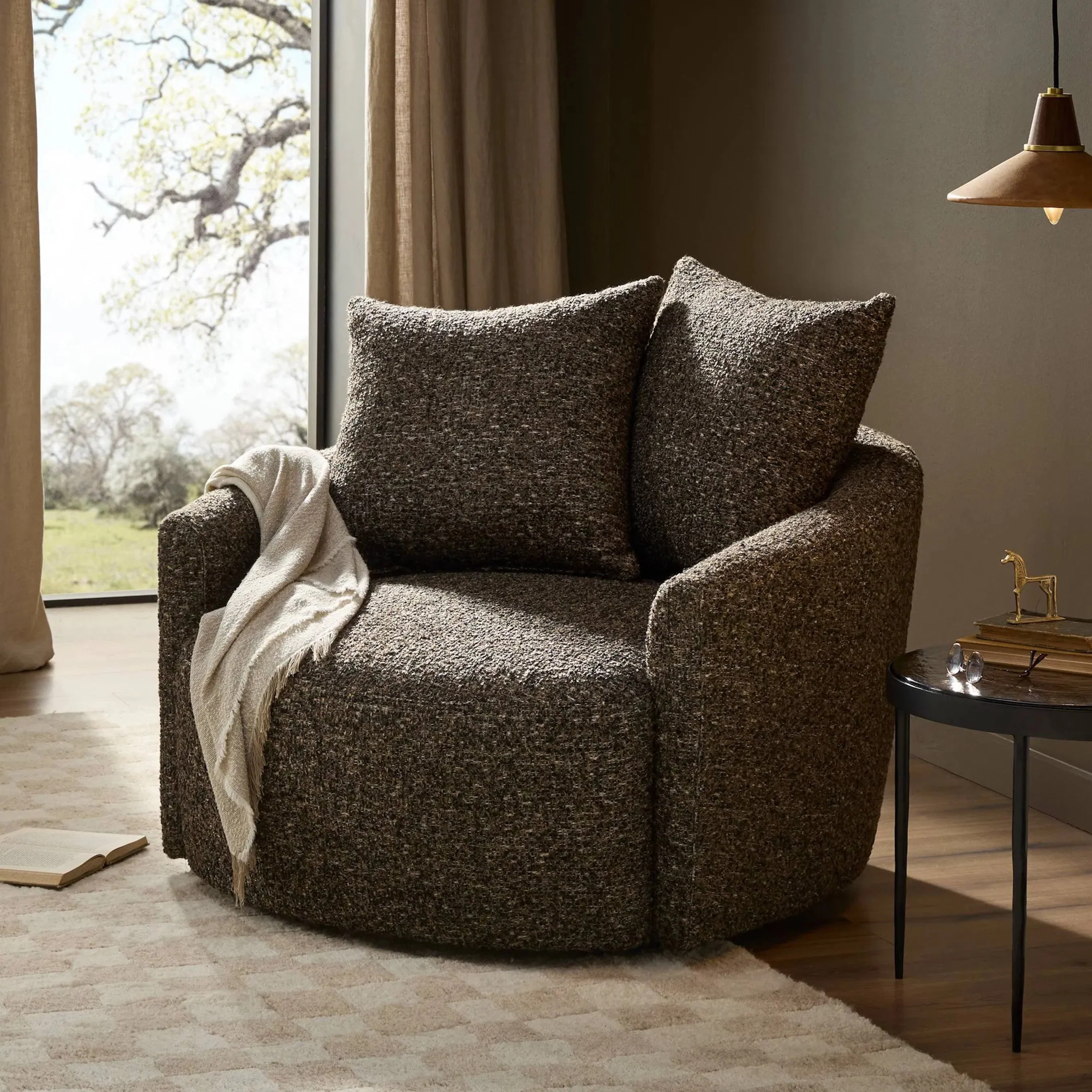 Chloe Swivel Chair - Image 14