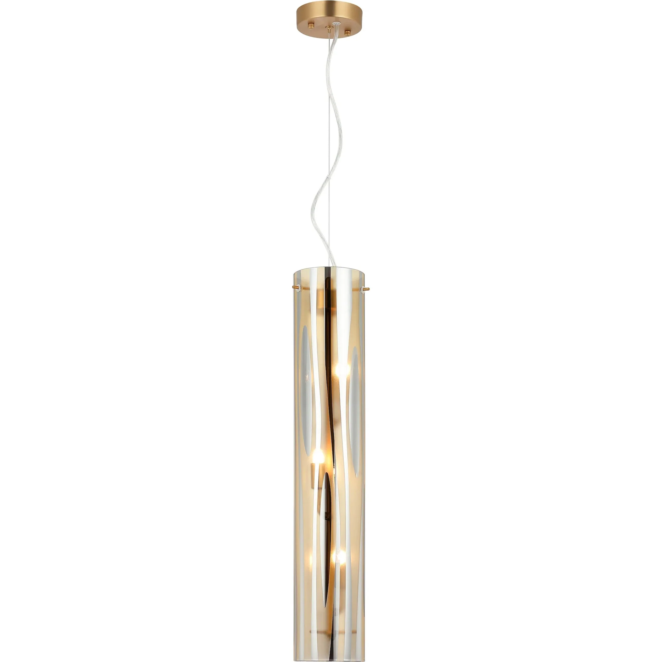 Chroman Empire 3 Light Tall Cylinder Pendant - Image 2