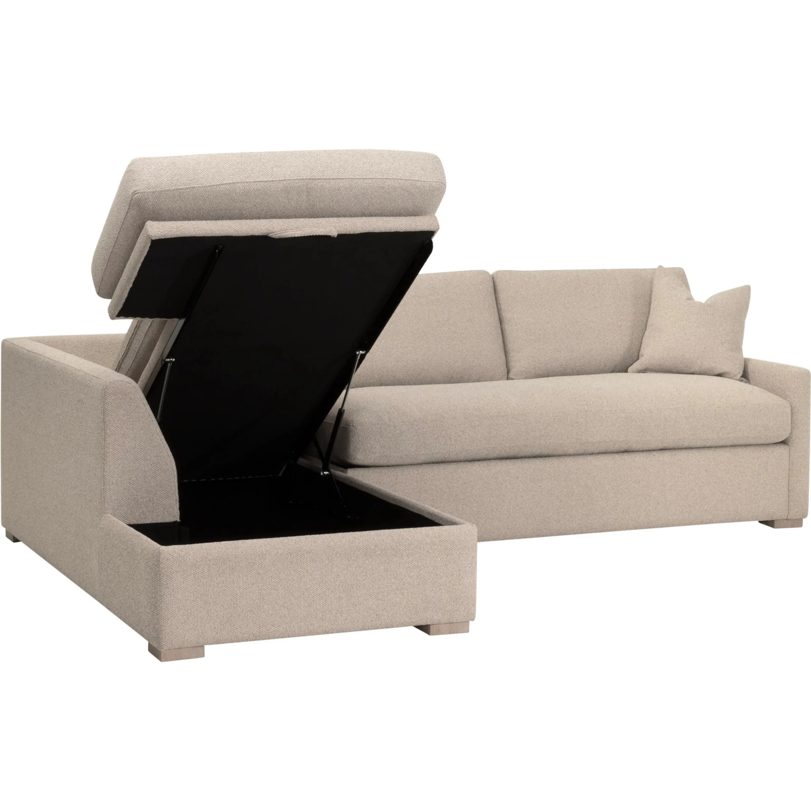 Clara Slim Arm Sleeper Sectional - Image 4