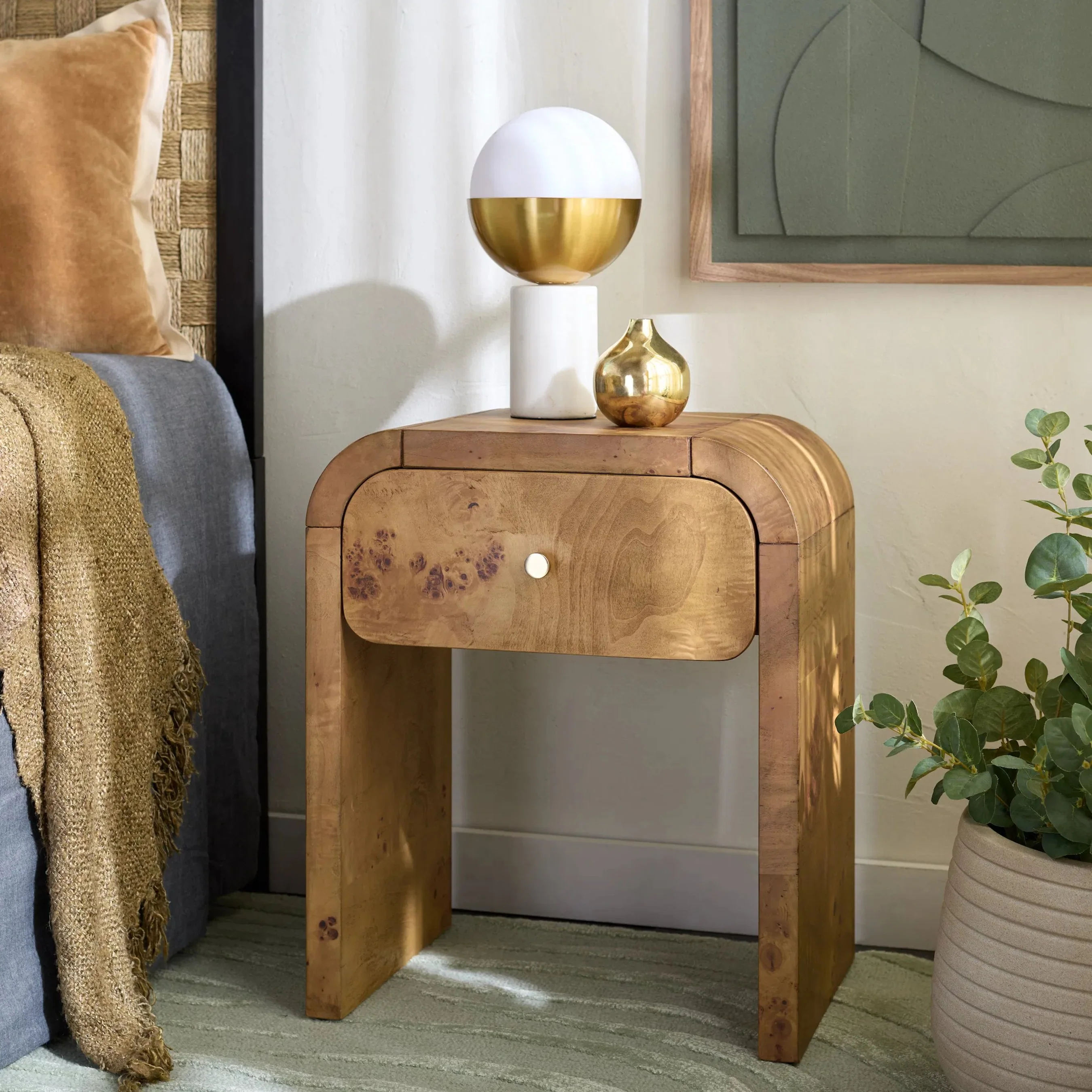 Clark 1 Drawer Nightstand - Image 11