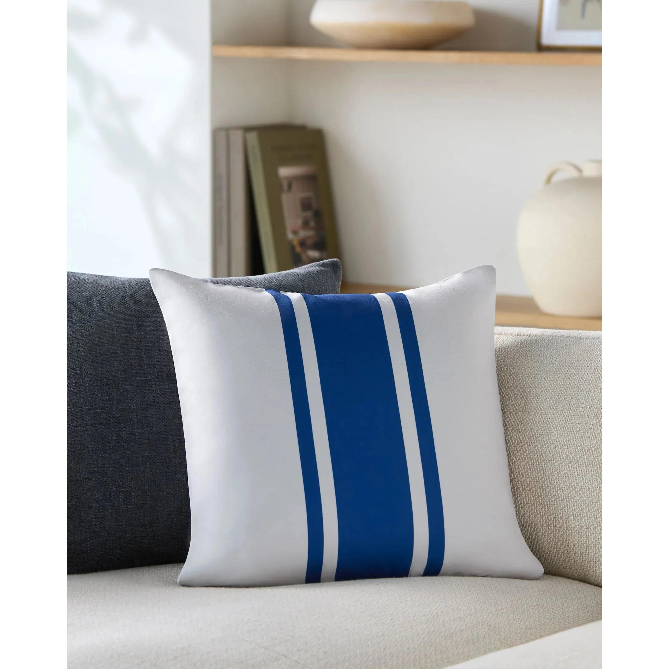 Classic Stripe Indoor/Outdoor Pillow - Image 3