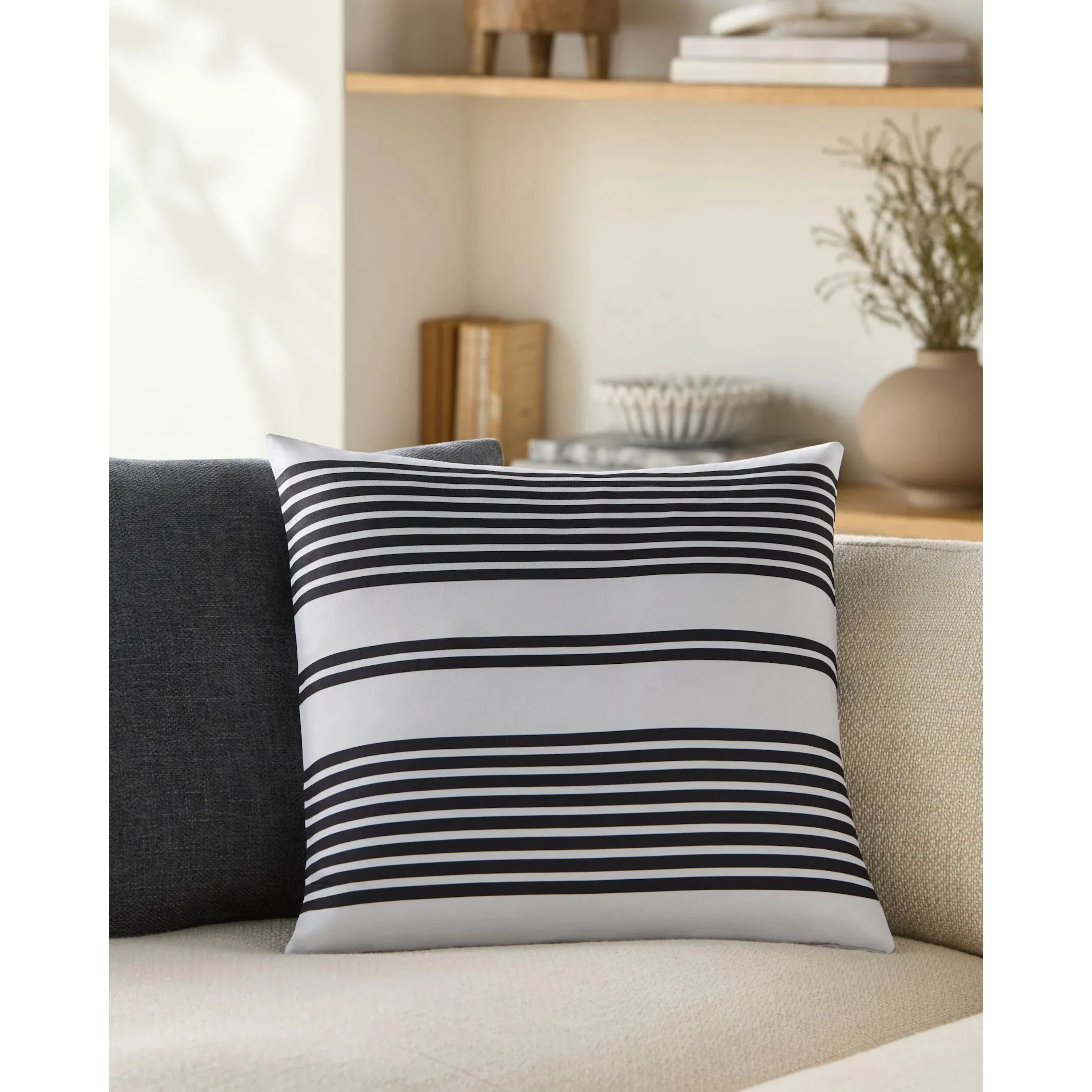 Classic Stripe Indoor/Outdoor Pillow - Image 3