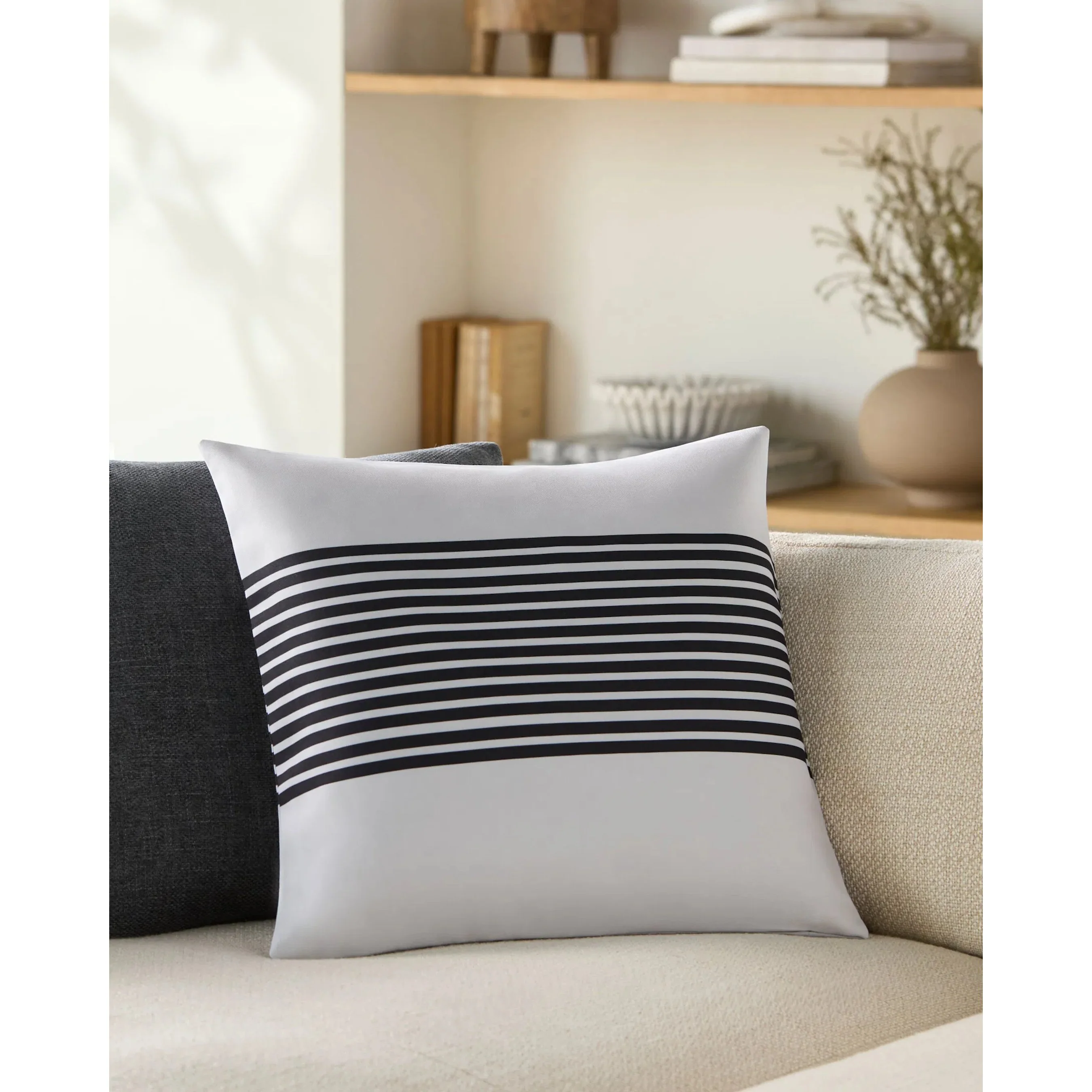 Classic Stripe Indoor/Outdoor Pillow - Image 3