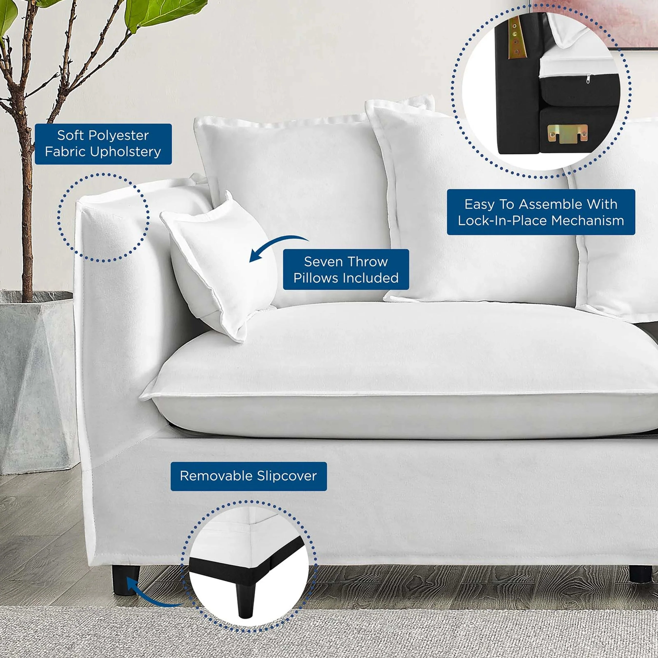 Cleburne Slipcover Sofa - Image 4
