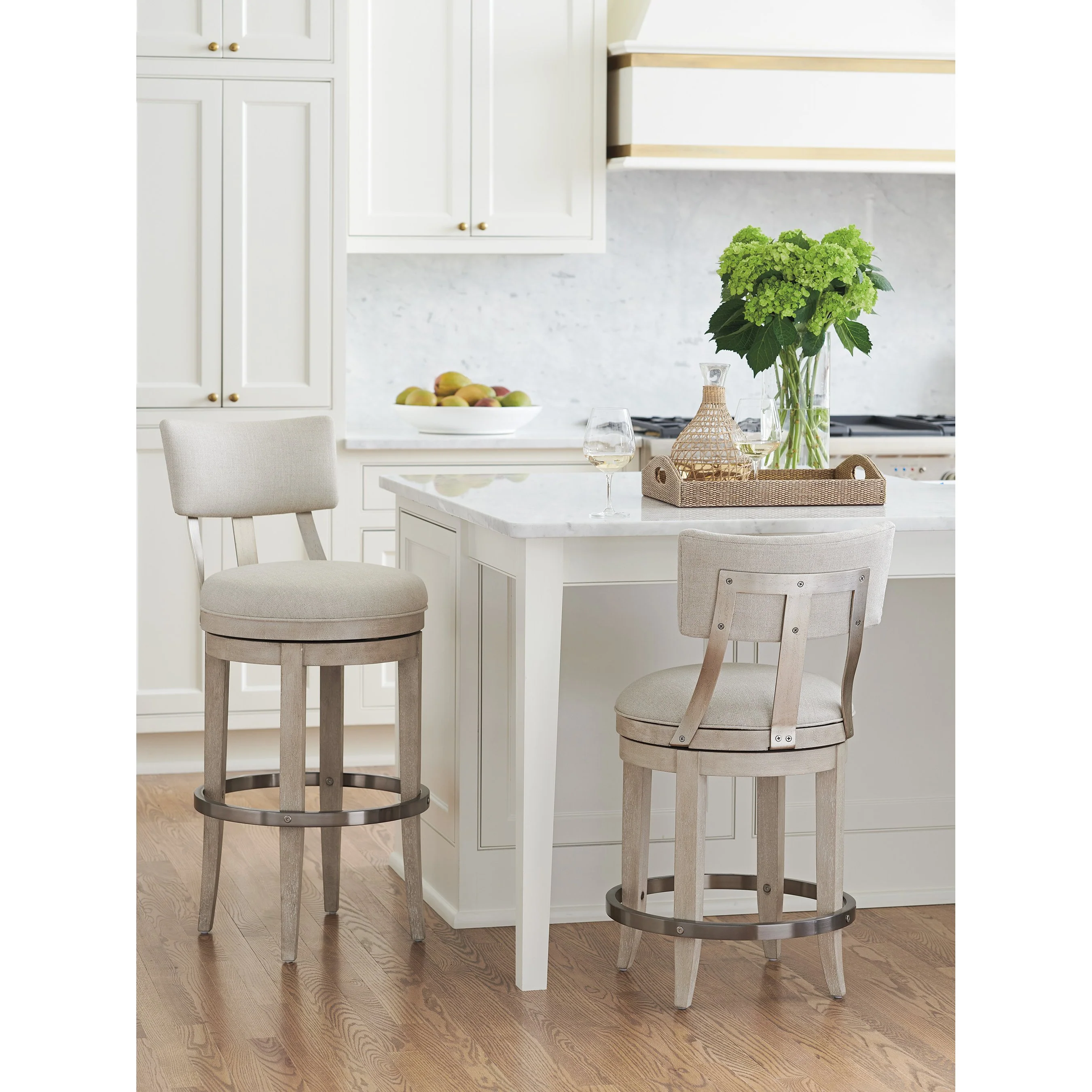 Cliffside Swivel Upholstered Counter Stool - Image 3