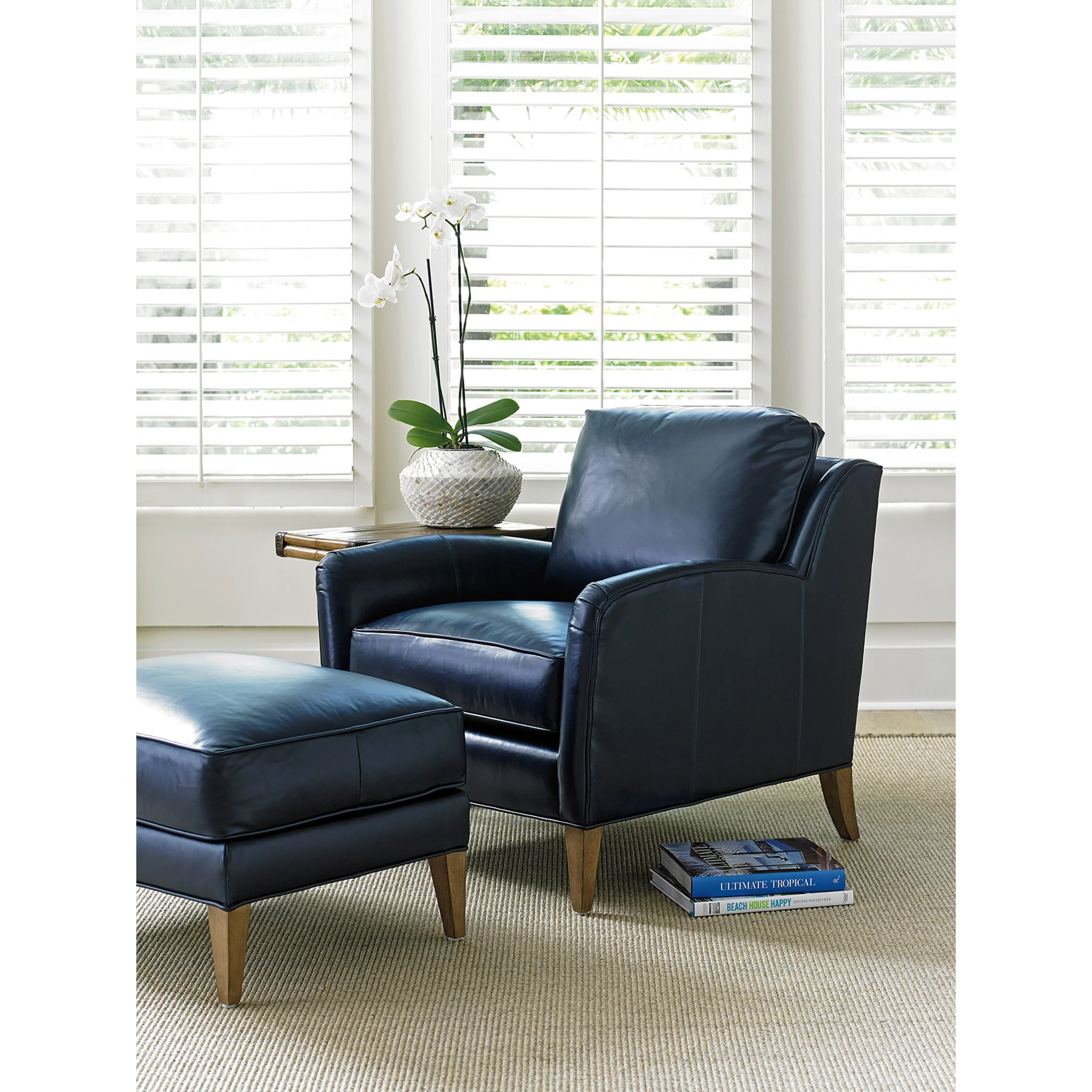 Coconut Grove Leather Chair - Image 3