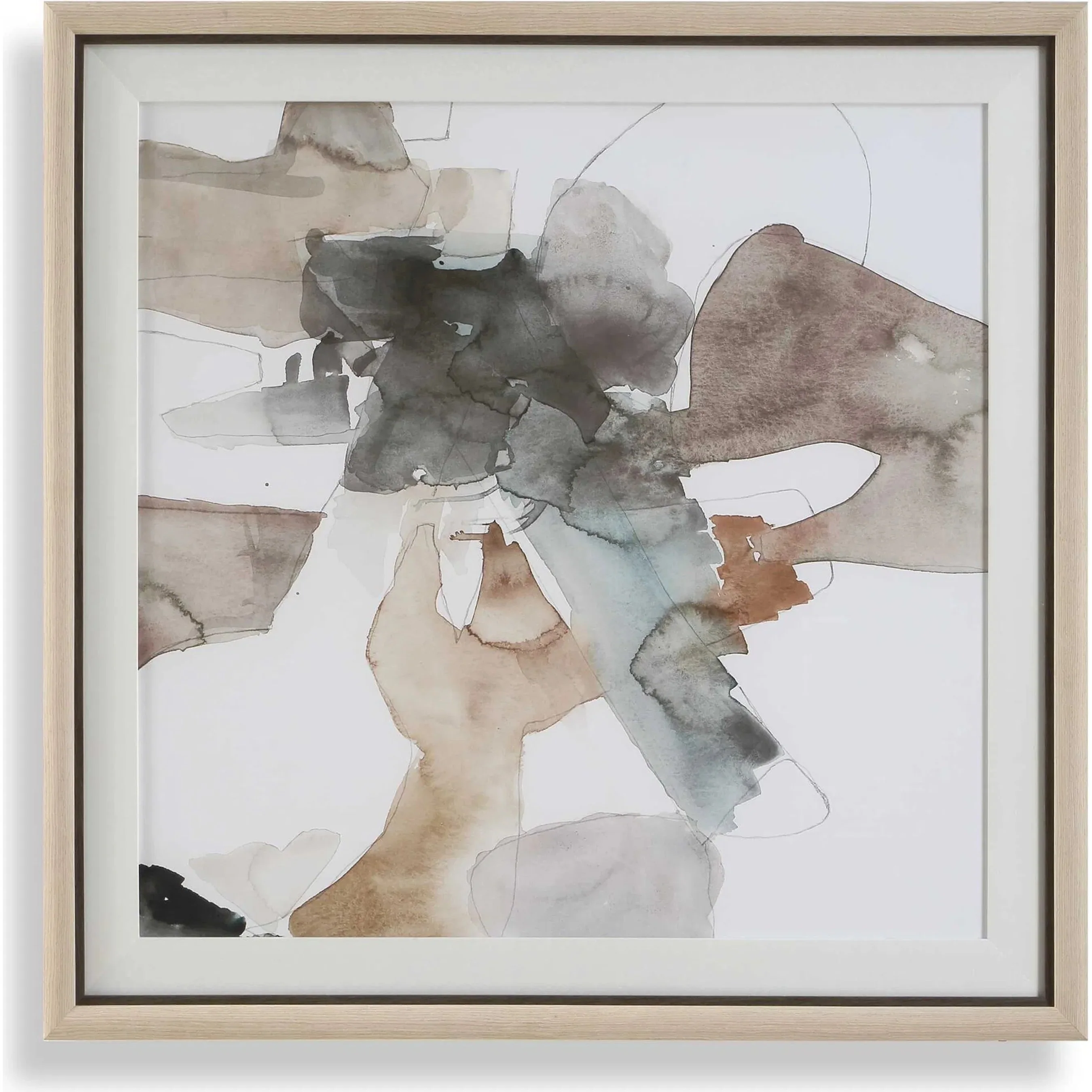 Cohesion Framed Abstract Print