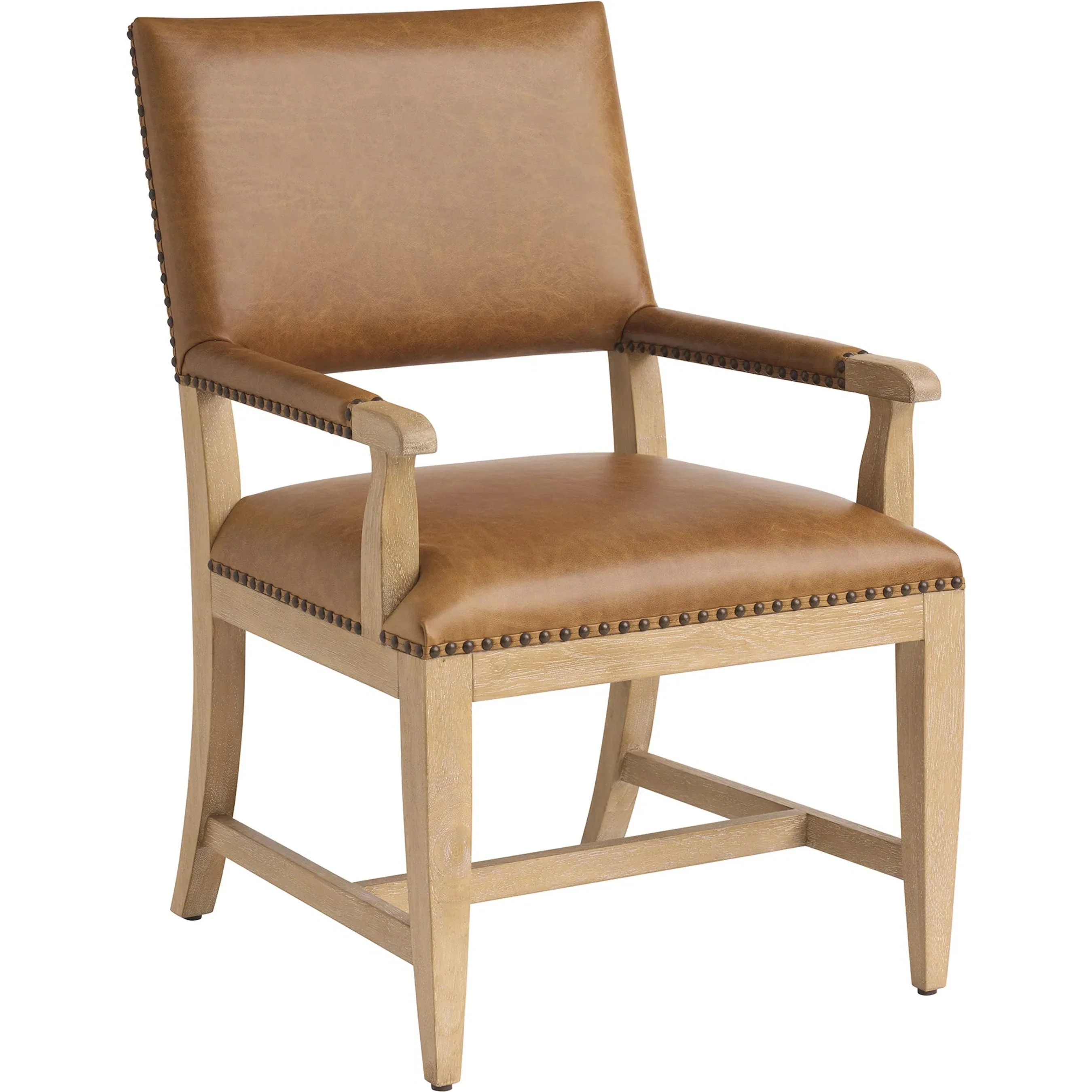 Colburn Leather Upholstered Arm Chair