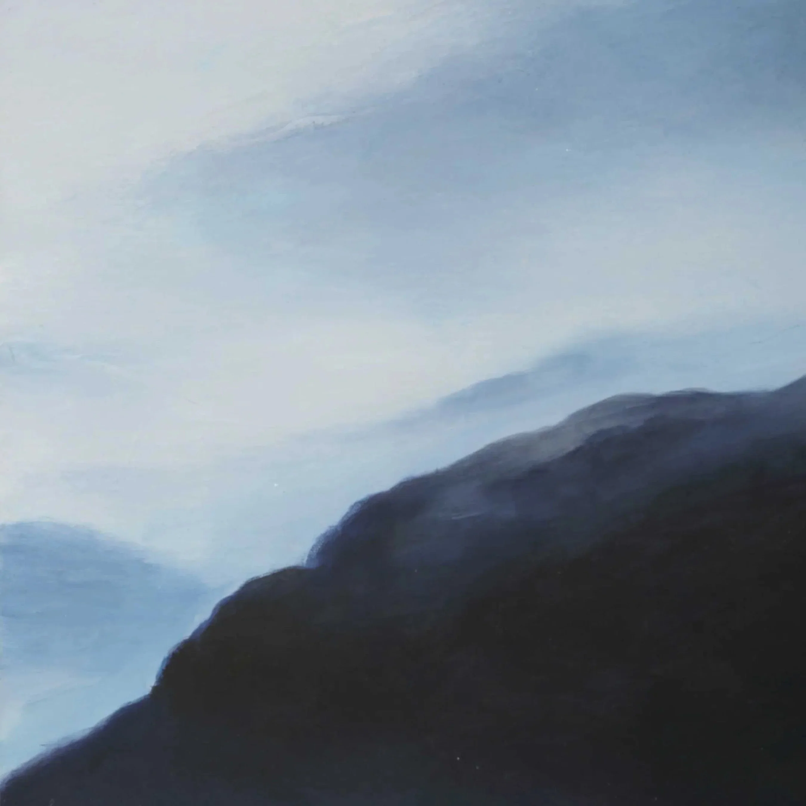 Cold Shoulder Hand Painted Landscape Art - Image 2