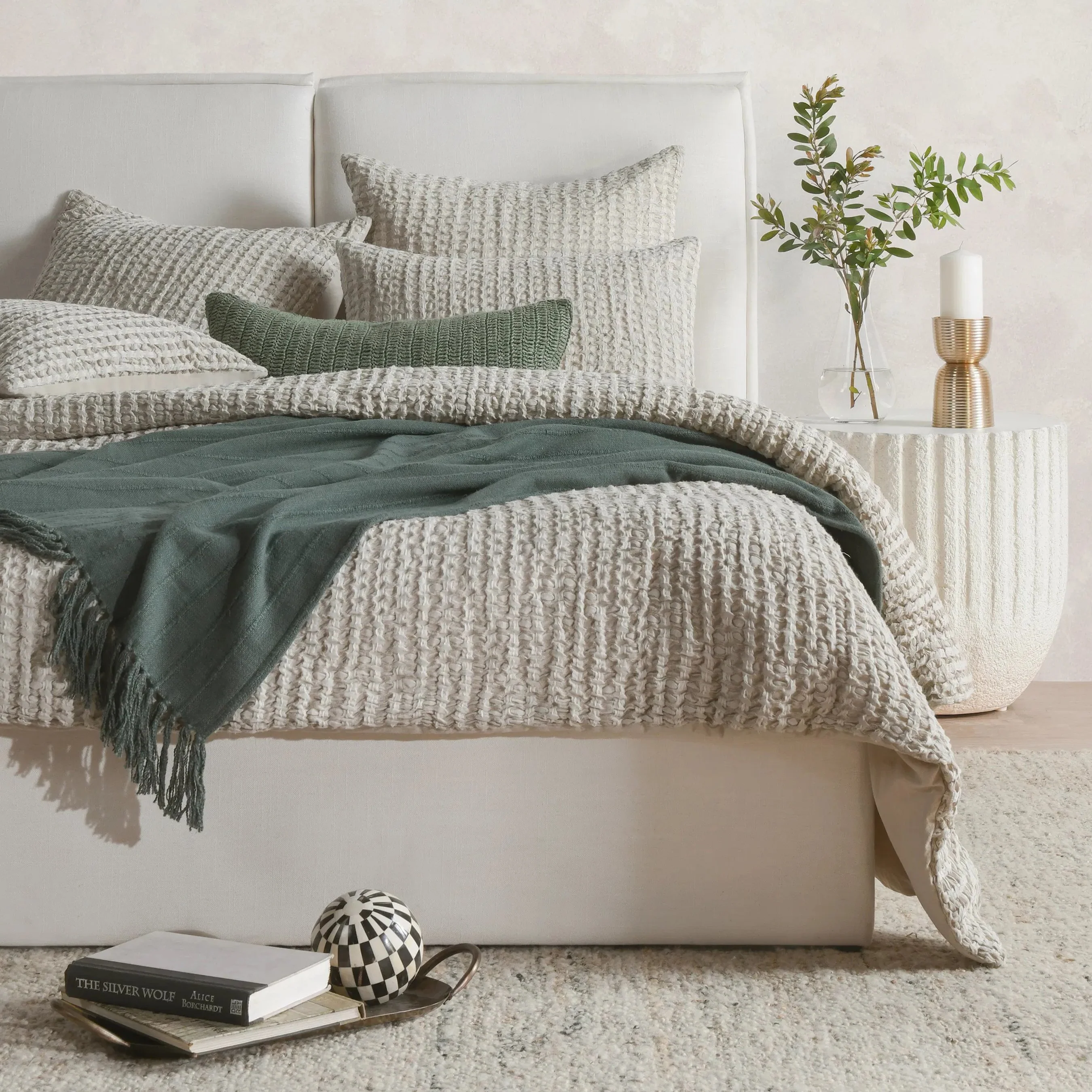 Colmar Natural Throw Pillow - Image 25